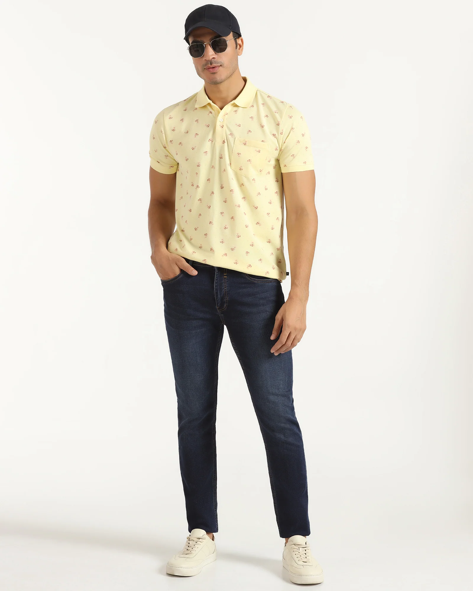Slim Yonk Fit Indigo Textured Jeans - Hank - Image 7