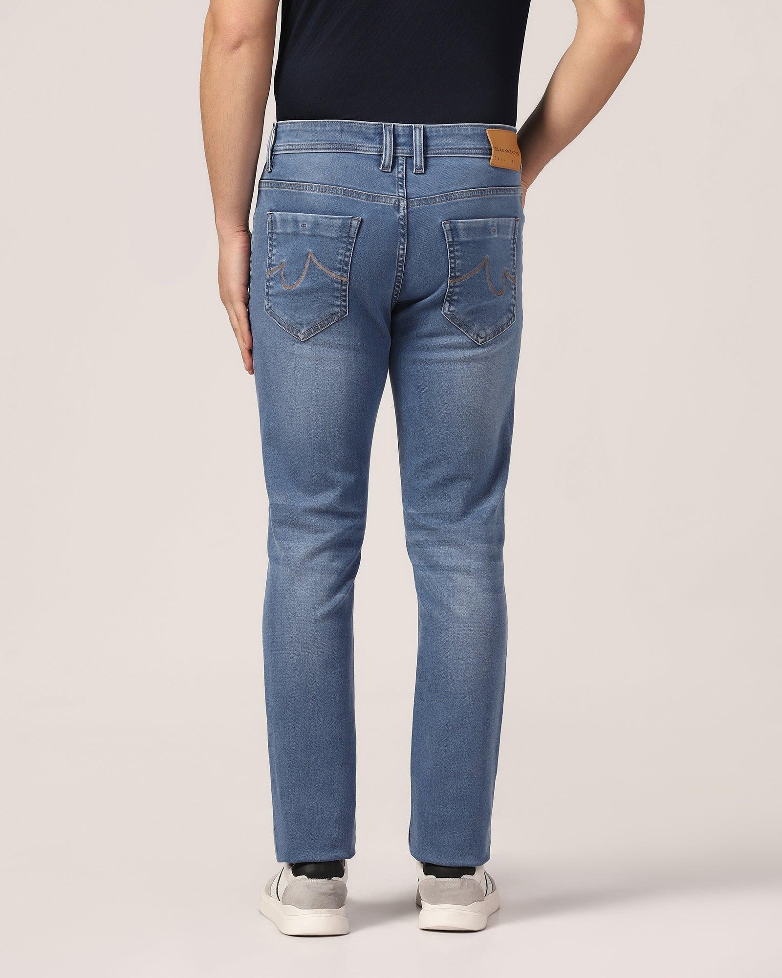 Slim Yonk Fit Indigo Textured Jeans - Kai - Image 2