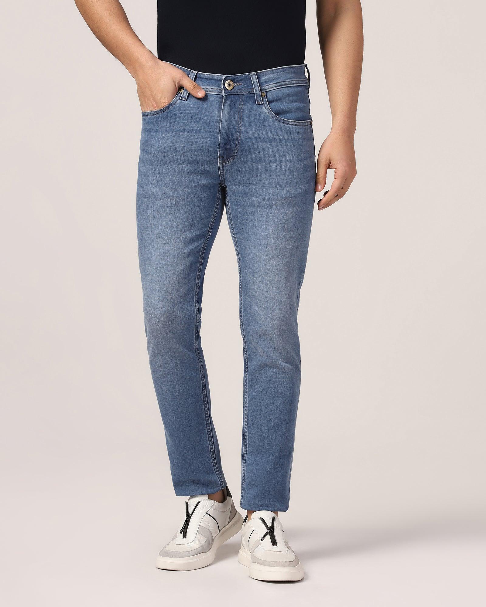 Slim Yonk Fit Indigo Textured Jeans - Kai - Image 3