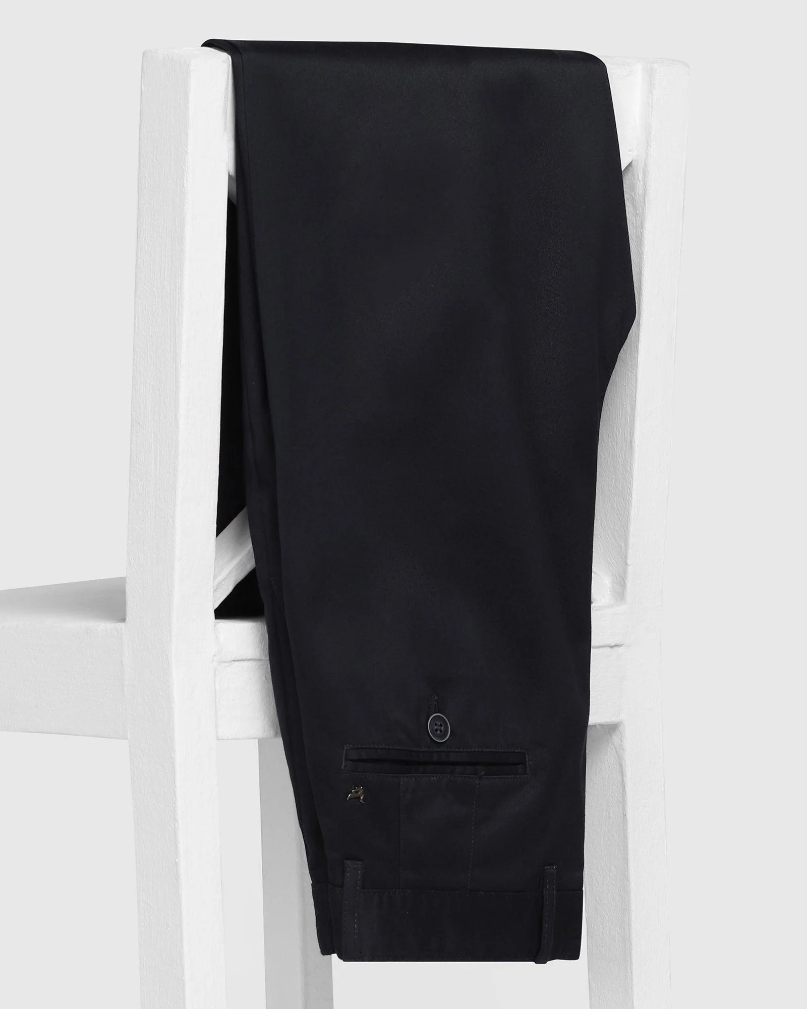 Straight Comfort B-88P Casual Deep Navy Solid Khakis - Knight Rider - Image 5
