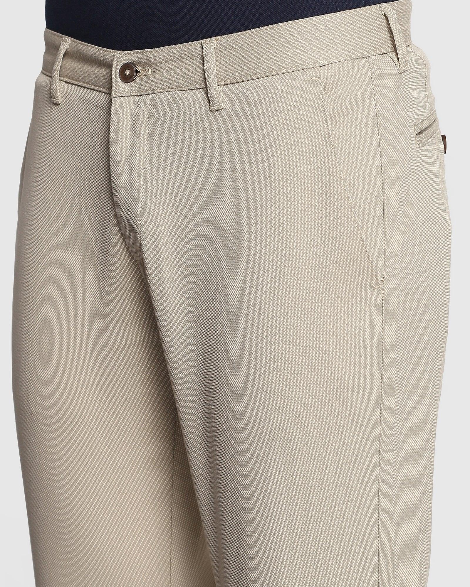 Slim Comfort B-95 Casual Mouse Solid Khakis - Cratis - Image 4