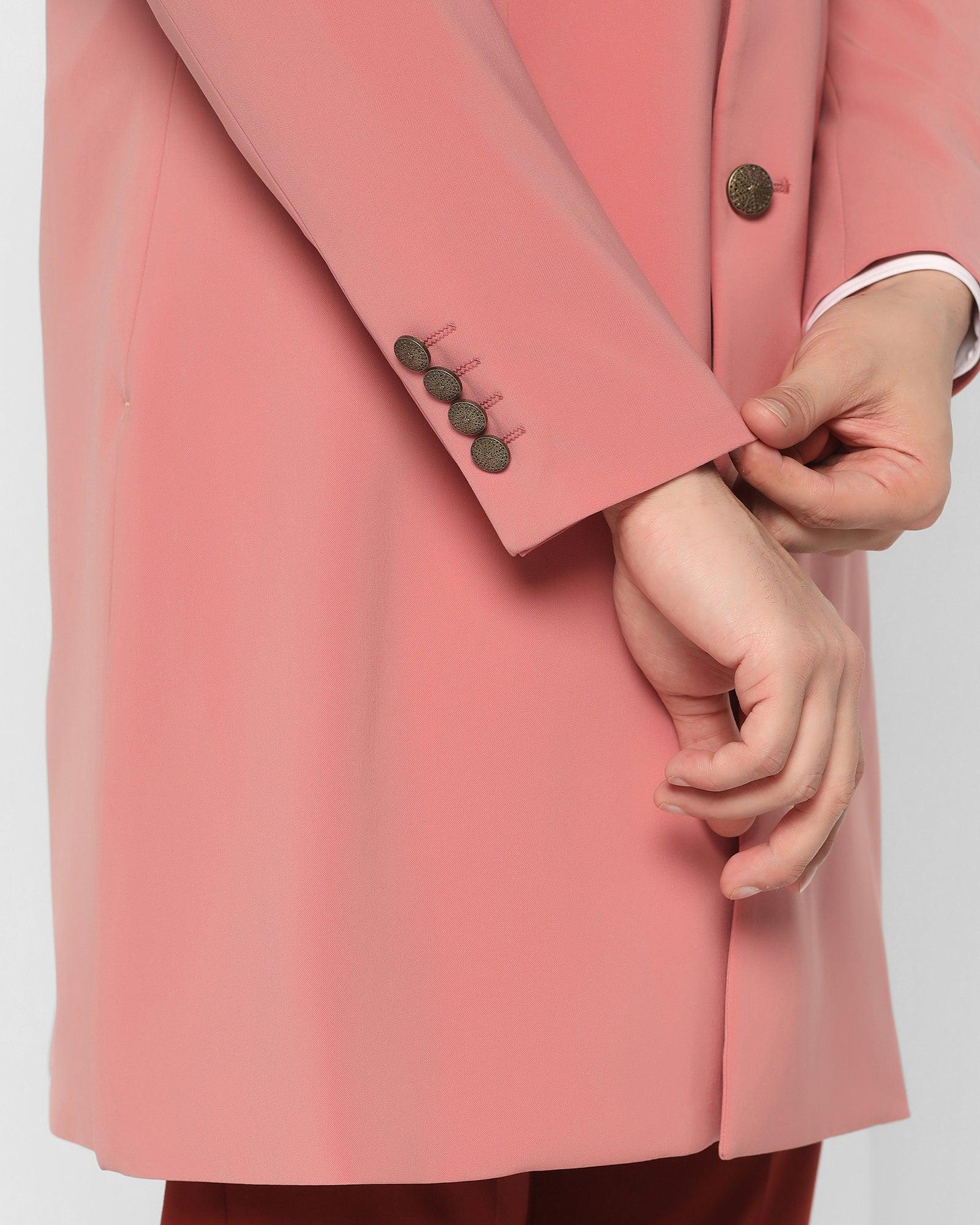 Peach Swarn Solid Achkan Set - Richard - Image 6