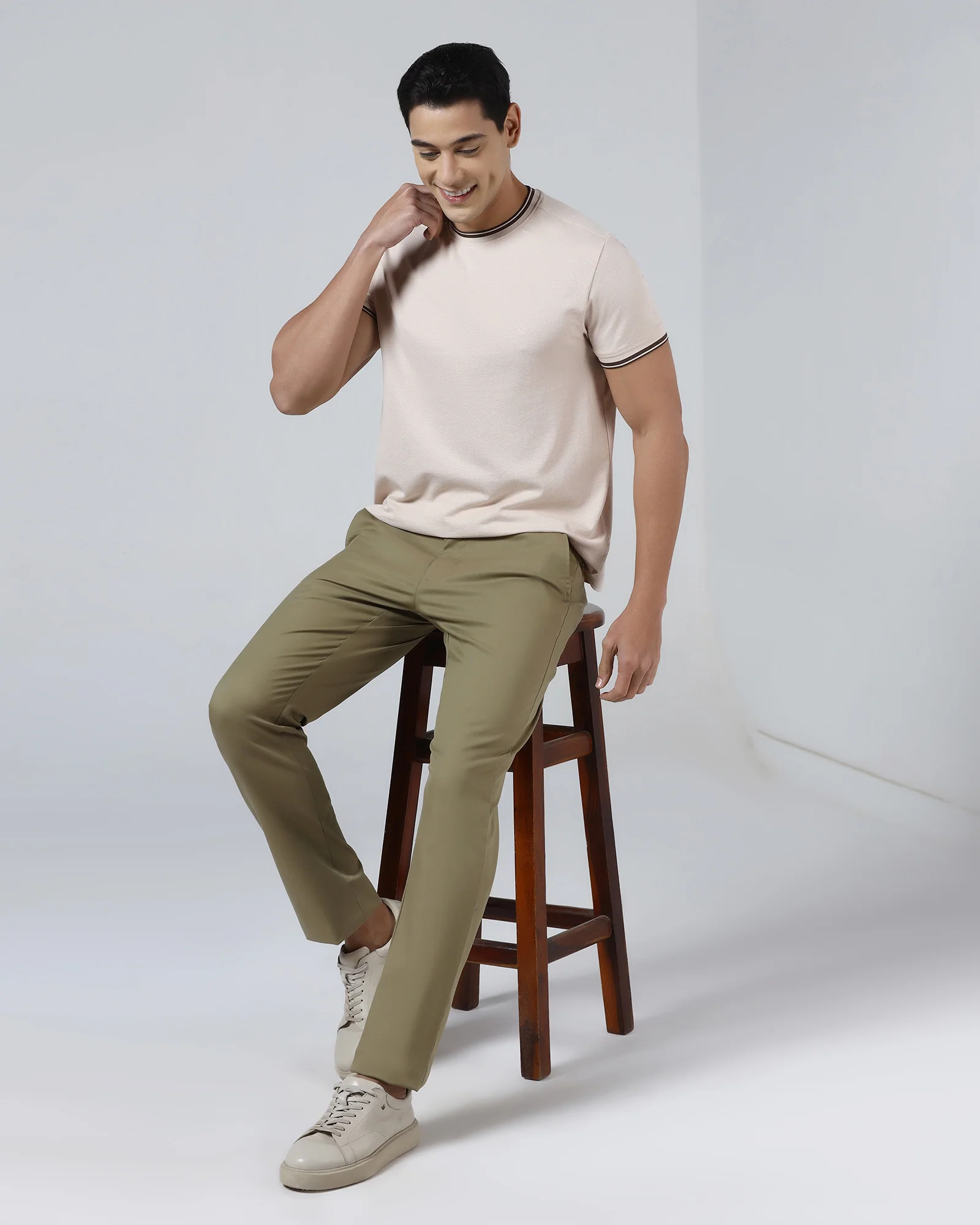 Stone Beige Non Iron Solid Khaki - Maple - Image 7