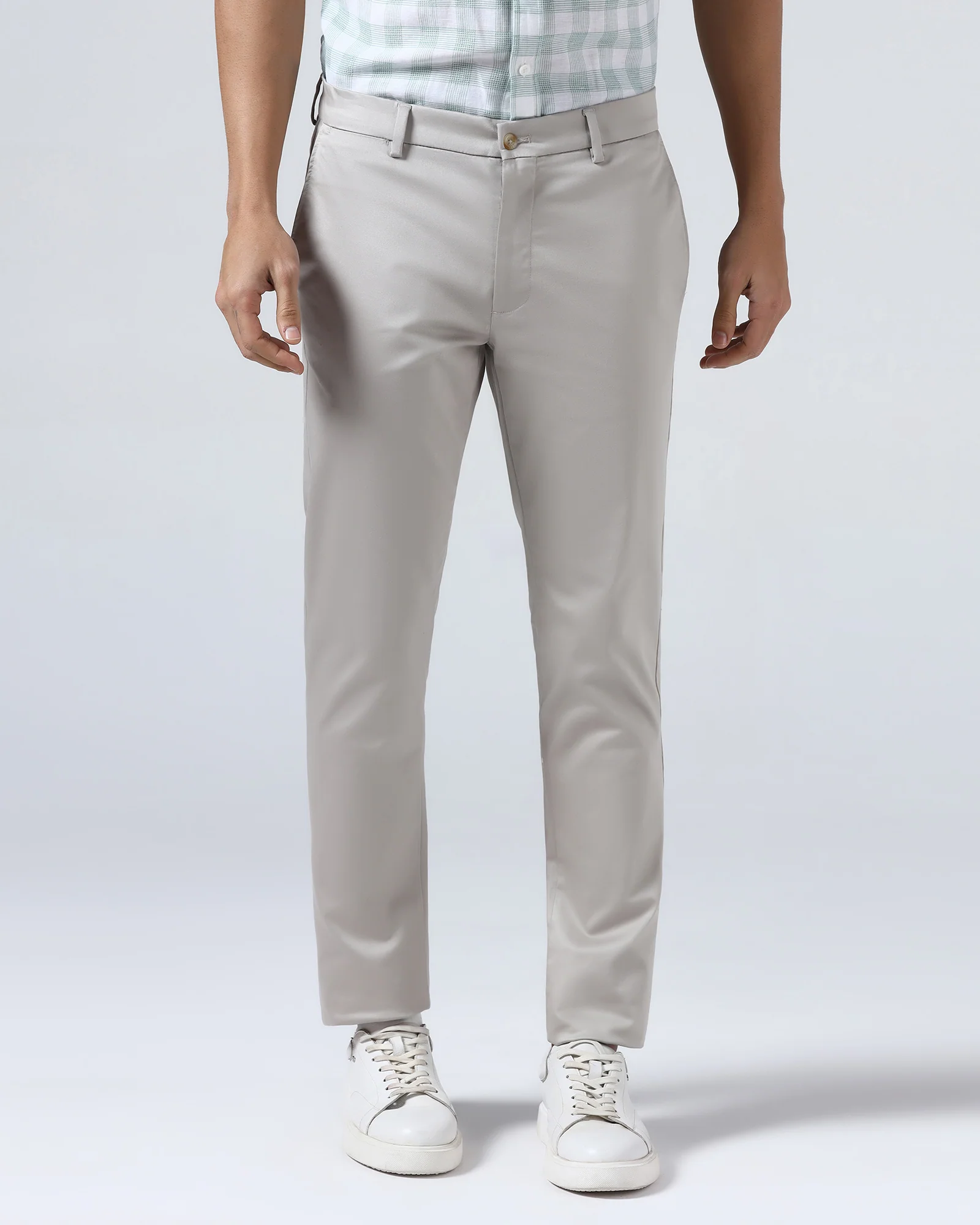 Stone Non Iron Solid Khaki - Cypres - Image 3