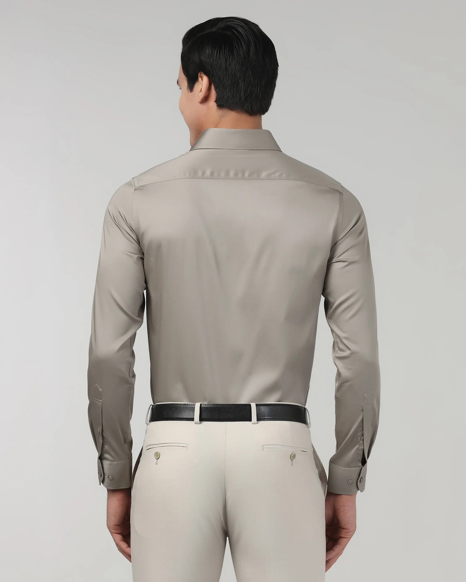 Stone Unwrinkle Solid Shirt - Sylvia - Image 2