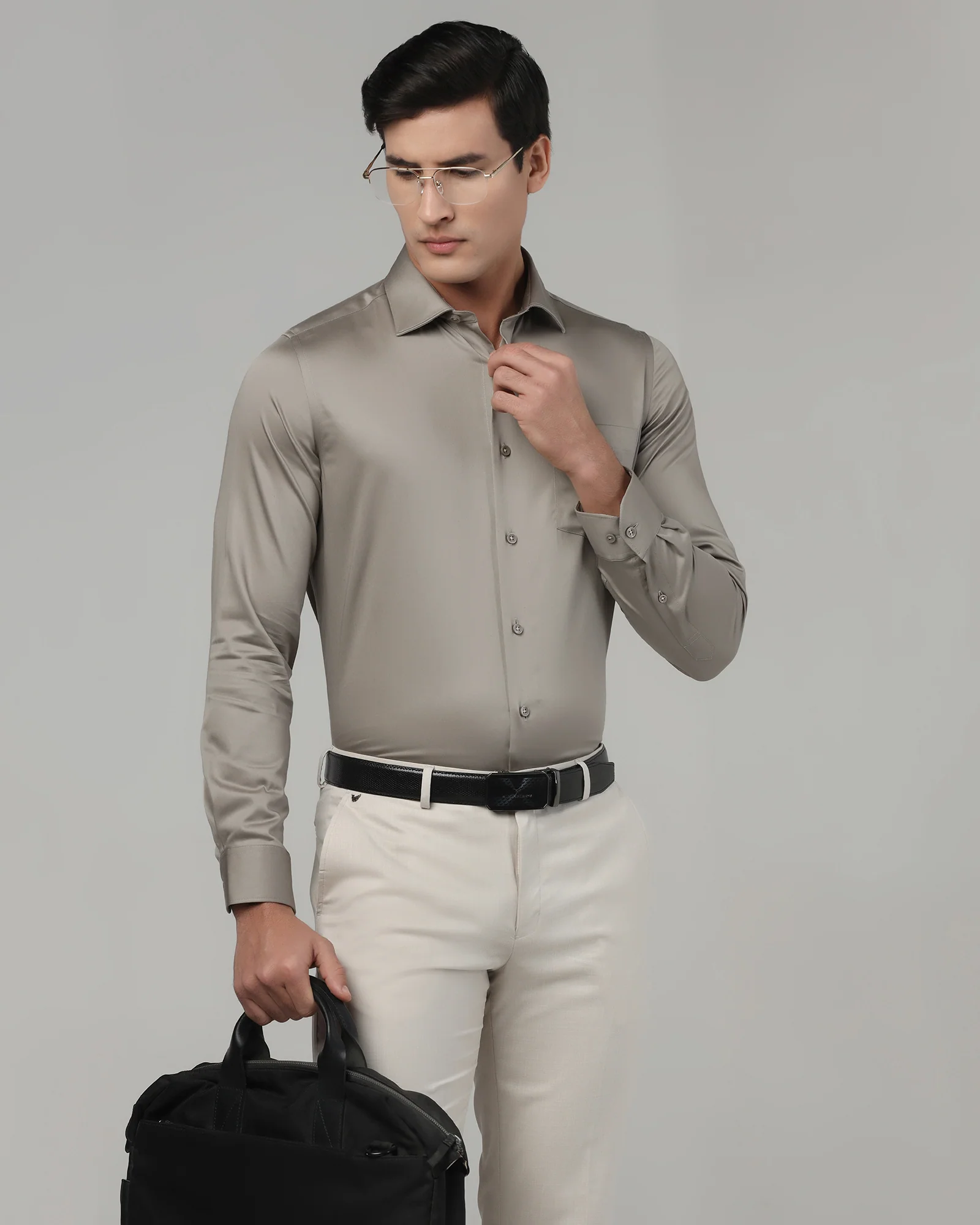Stone Unwrinkle Solid Shirt - Sylvia - Image 7