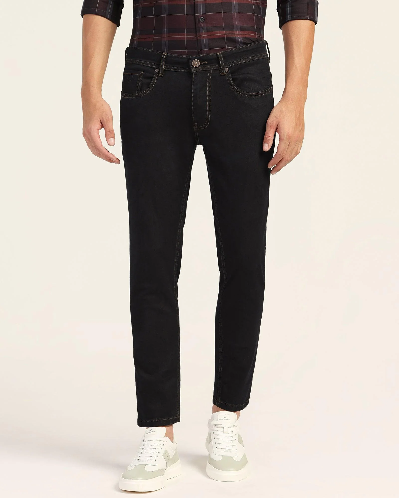 Super Clean Skinny Cropped Fiji Fit Indigo Blue Jeans - Elias - Image 3