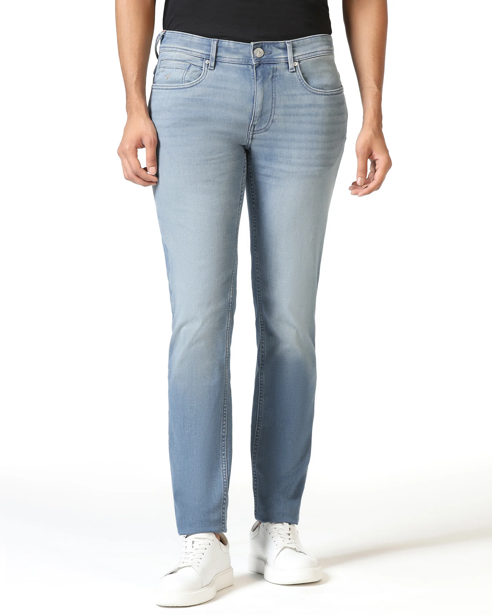 Super Clean Slim Comfort Buff Fit Indigo Jeans - Addo - Image 3