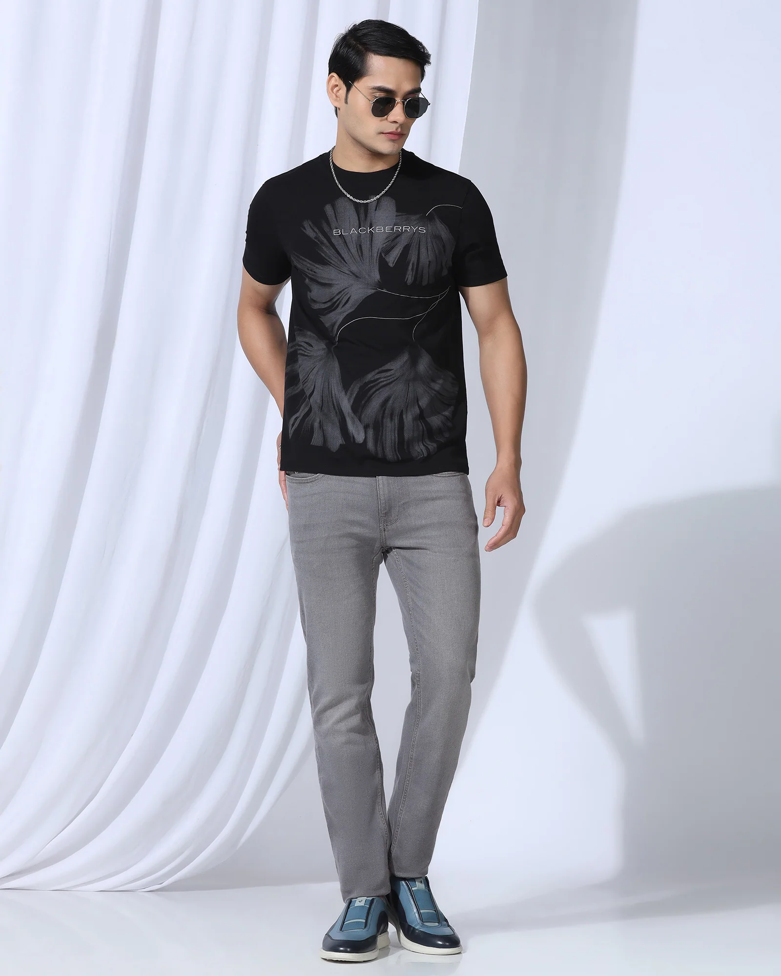 Super Clean Slim Yonk Fit Grey Jeans - Benito - Image 7