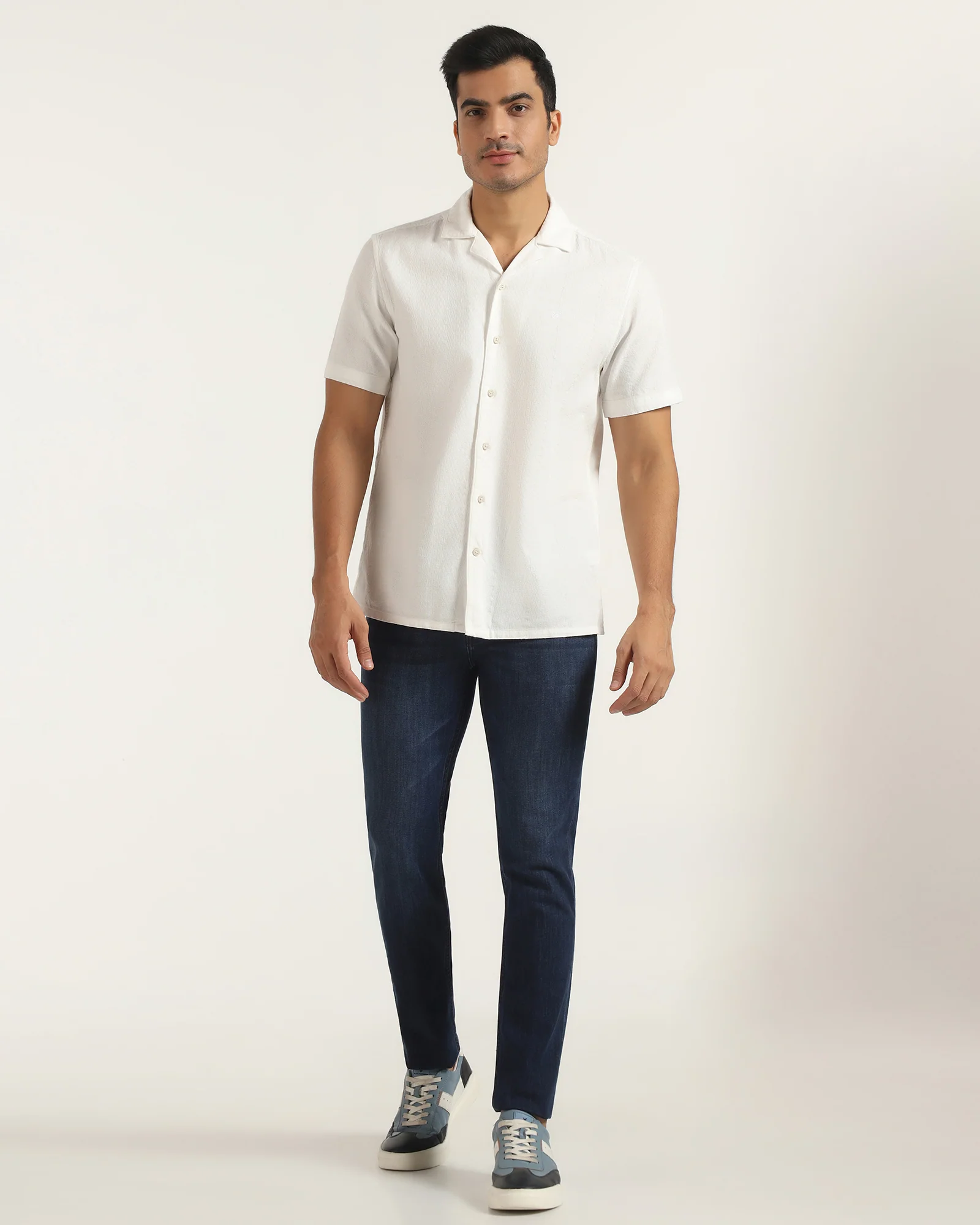 Super Clean Slim Yonk Fit Indigo Jeans - Cemil