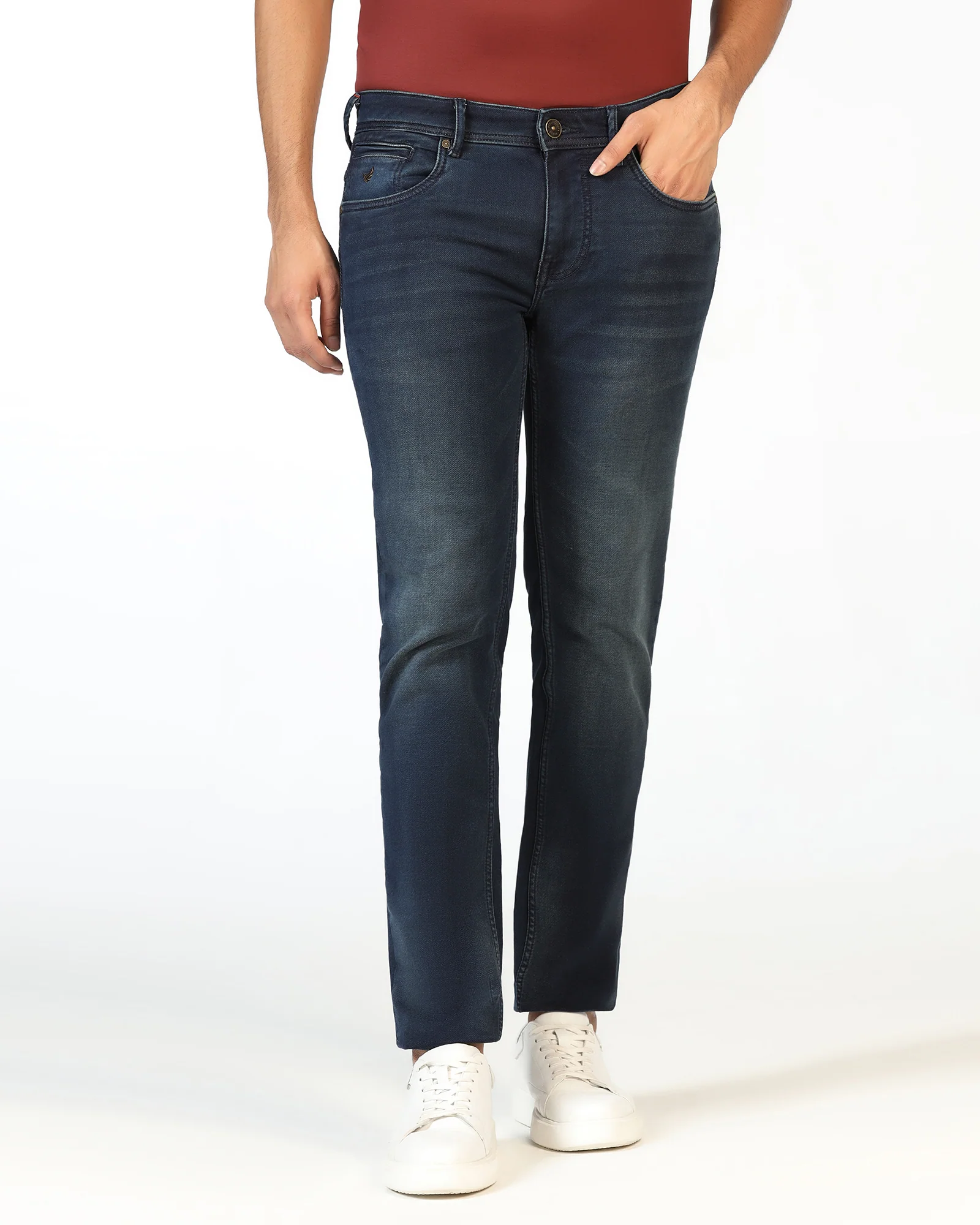 Super Clean Slim Yonk Fit Indigo Jeans - Dario - Image 3