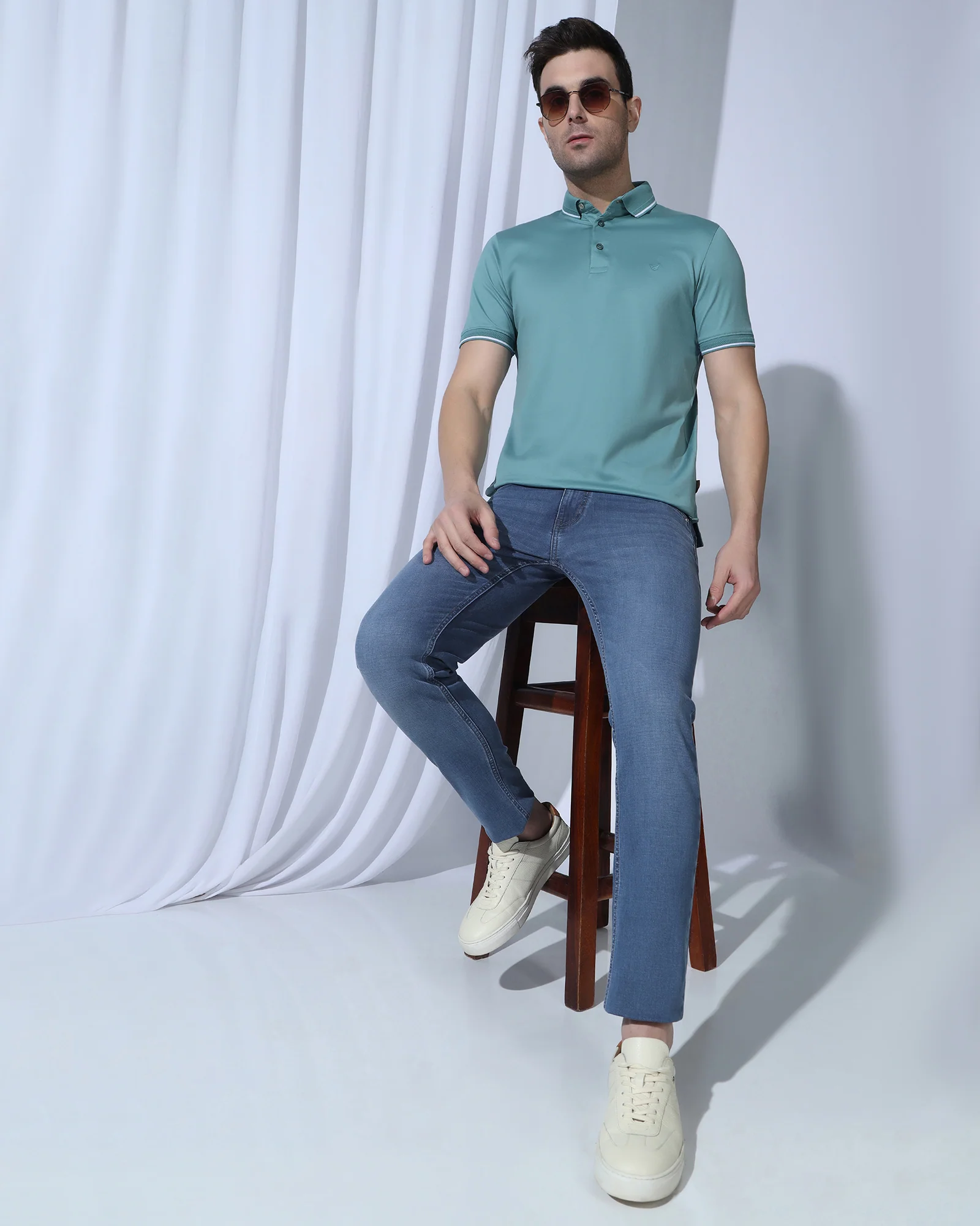 Super Clean Slim Yonk Fit Indigo Jeans - Kai - Image 7