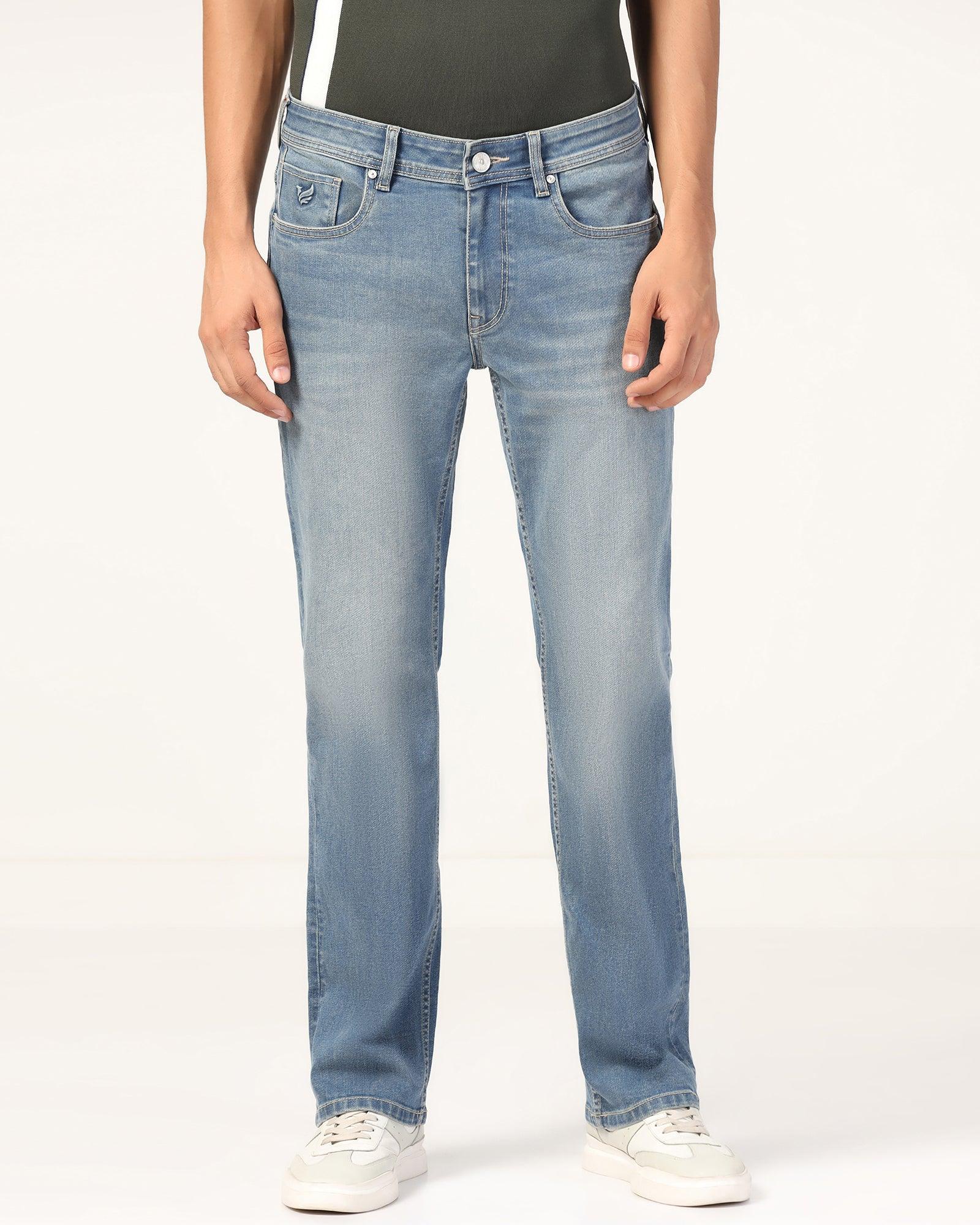 Super Clean Straight Comfort Duke Fit Indigo Blue Jeans - Margaret - Image 3