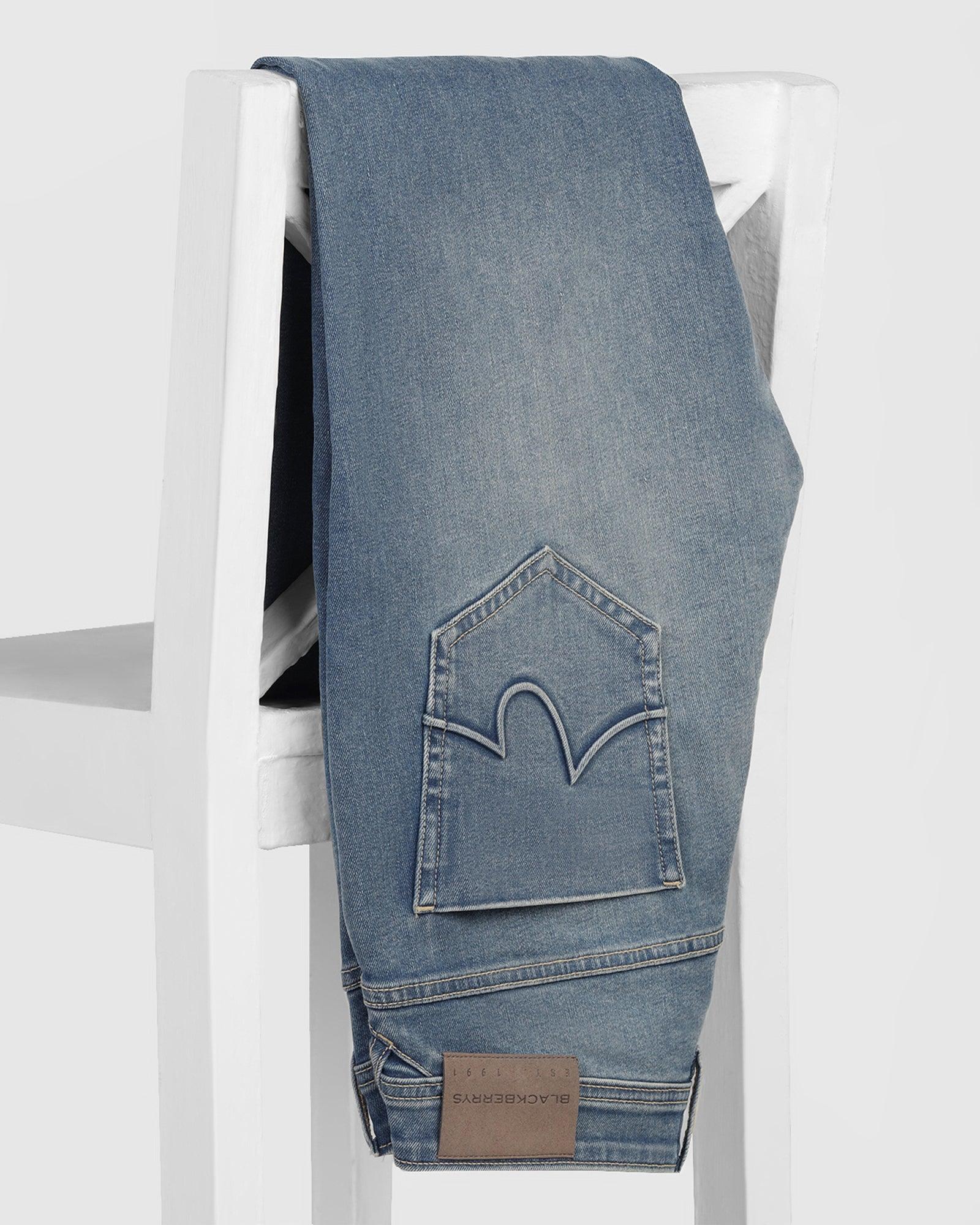 Super Clean Straight Comfort Duke Fit Indigo Blue Jeans - Margaret - Image 5