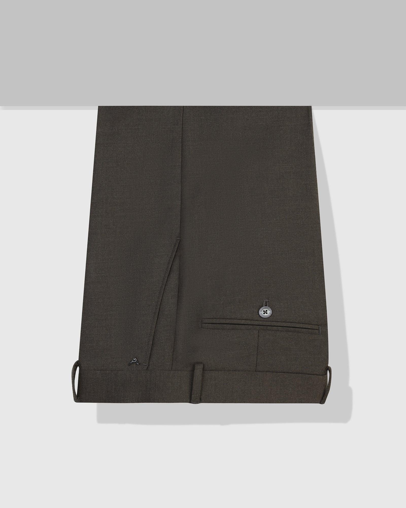 Super Slim Phoenix Formal Charcoal Solid Trouser - Hurricane - Image 5