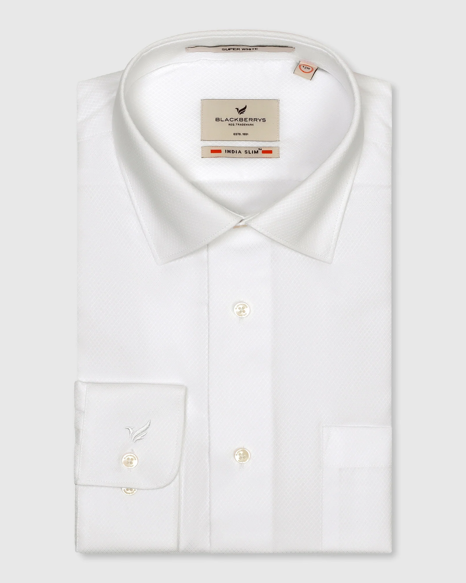 Super White Textured Shirt - Spectrum - Image 5