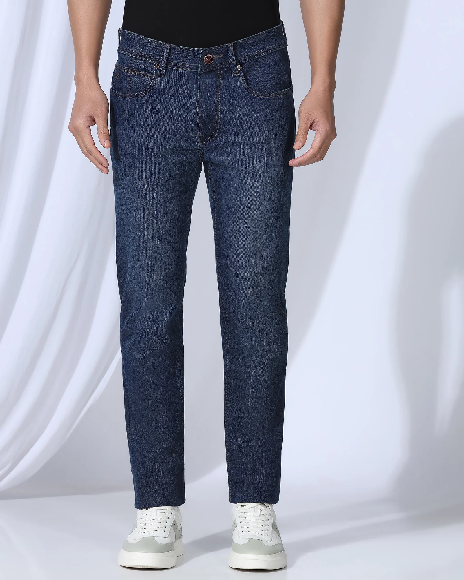 Superflex Slim Yonk Fit Indigo Jeans - Asahi - Image 3