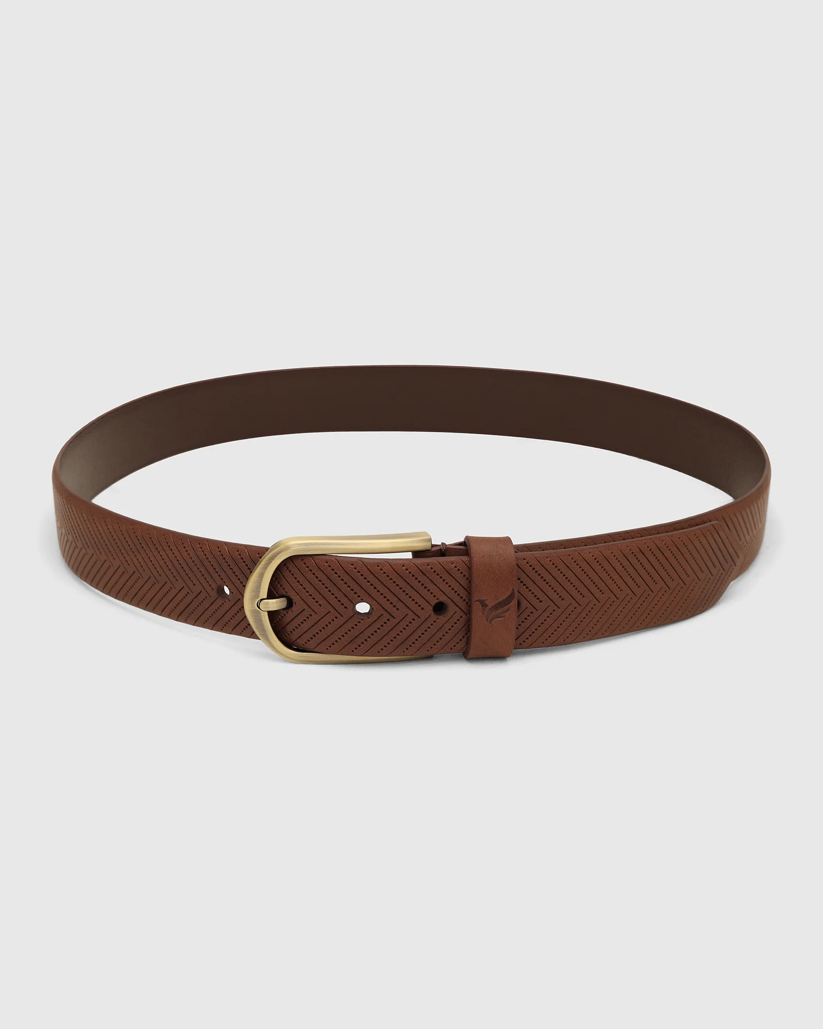 Leather Tan Solid Belt - Wiston - Image 4
