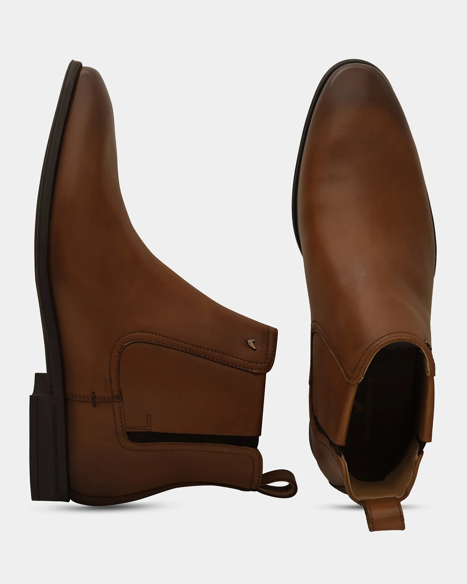 Tan Leather Boots - Wrayy - Image 4