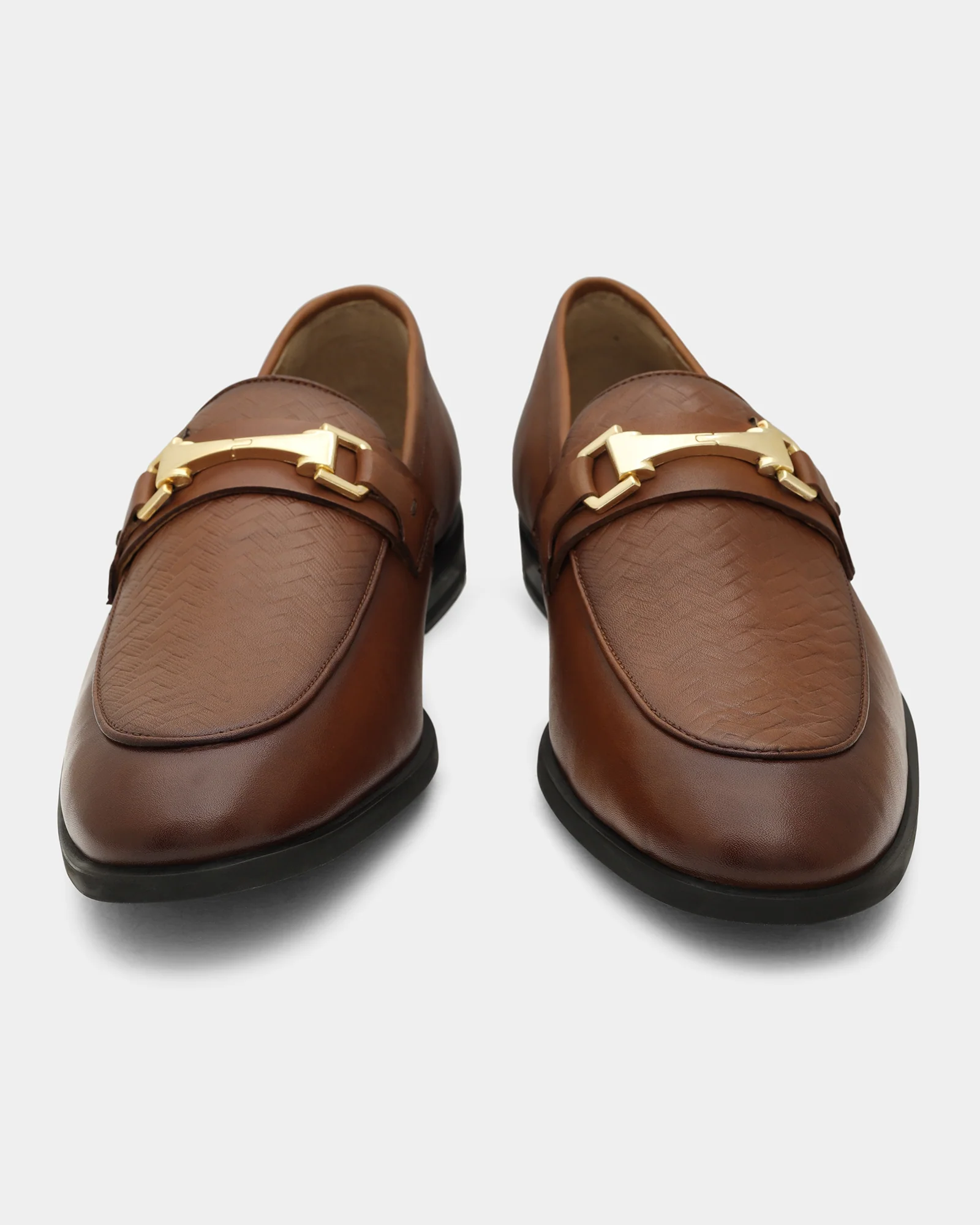 Tan Solid Loafers Shoes - Winaa - Image 5