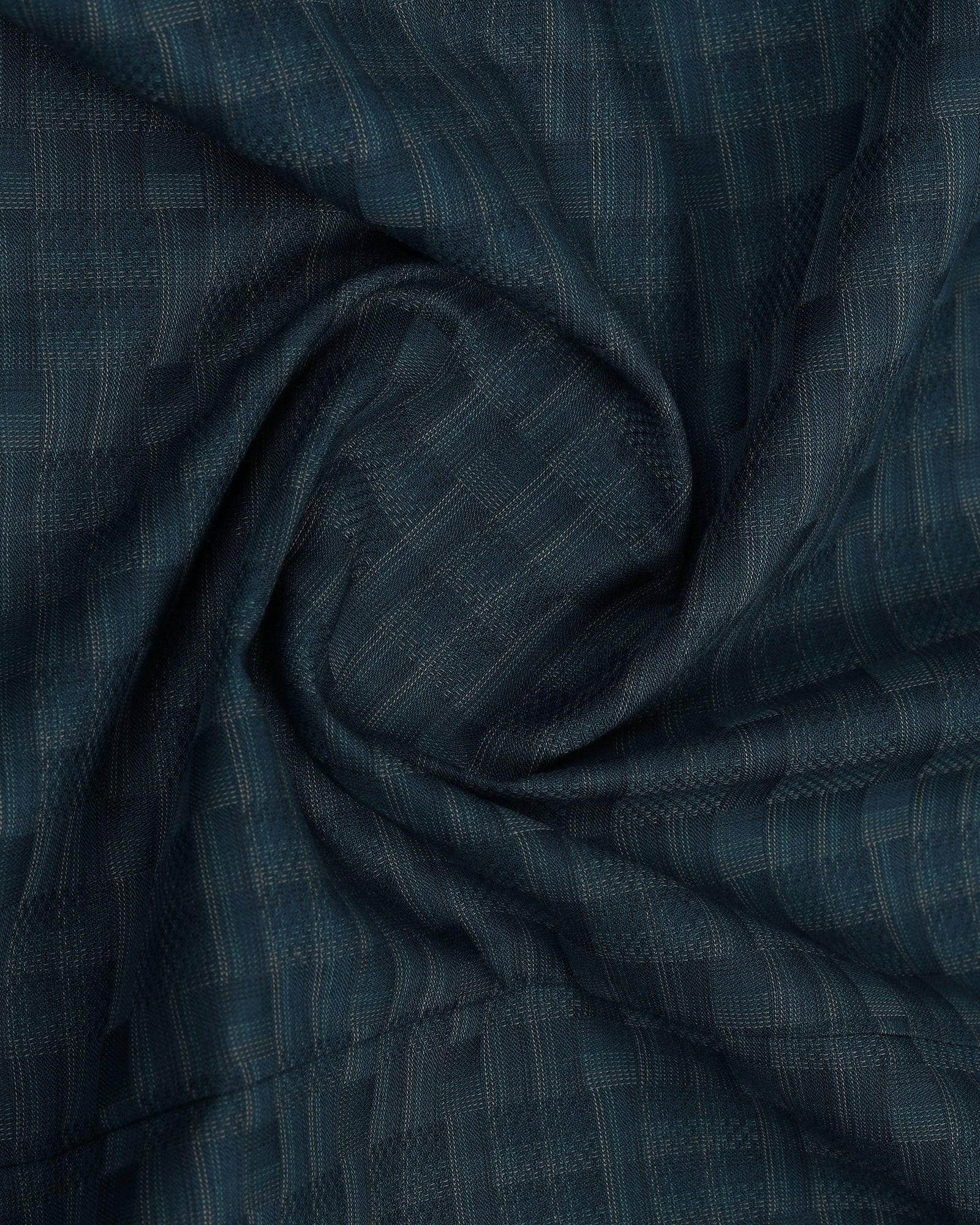Teal Check Shirt - Echod - Image 6