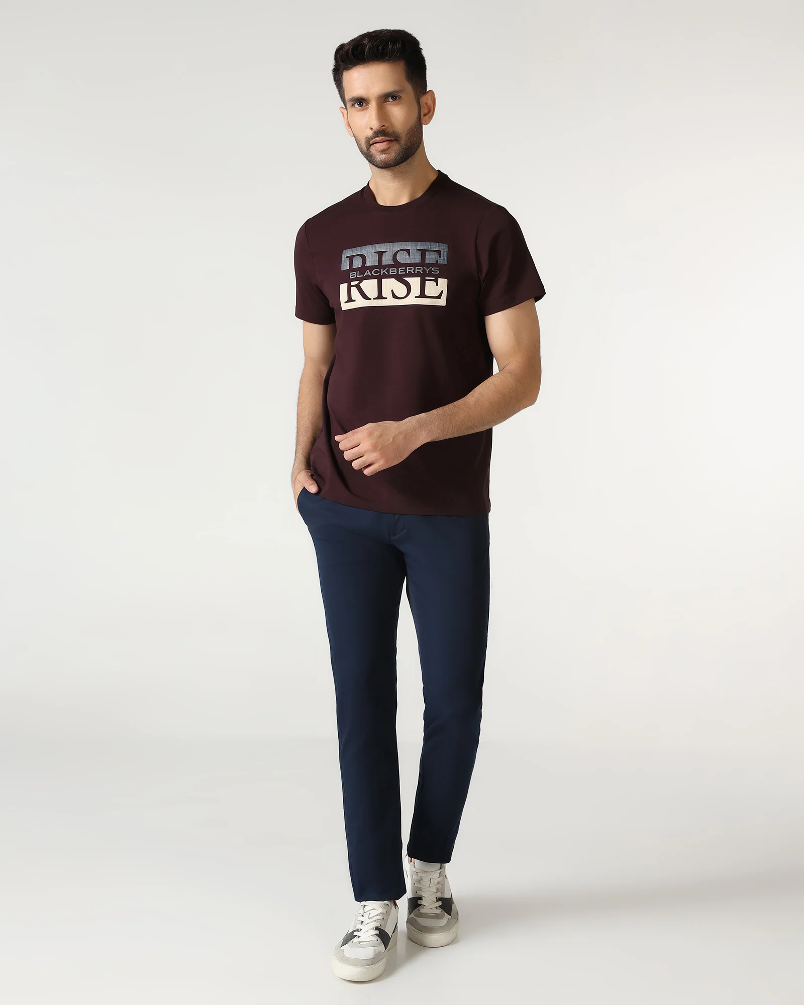Teal Textured Khakis - Segi