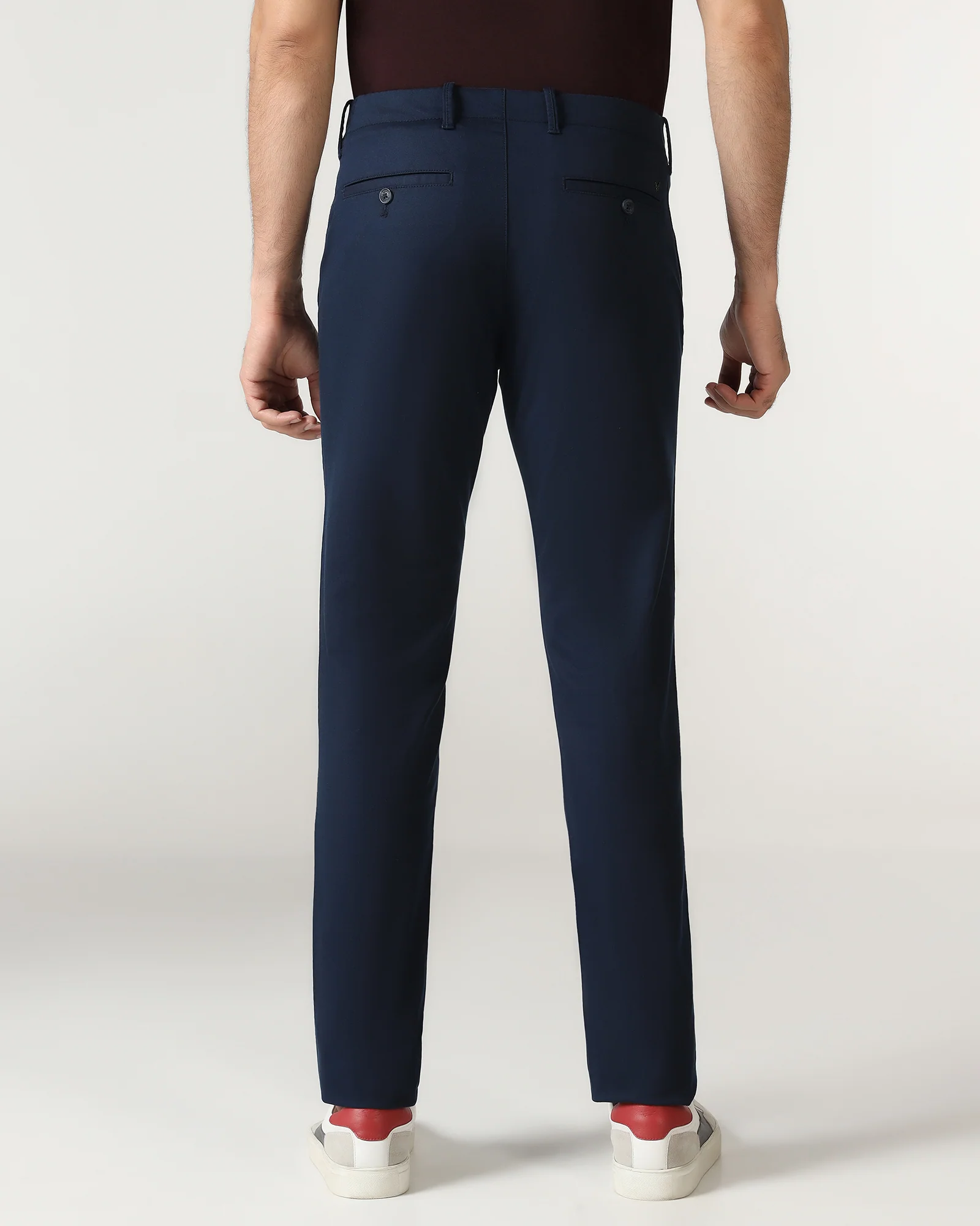 Teal Textured Khakis - Segi - Image 2