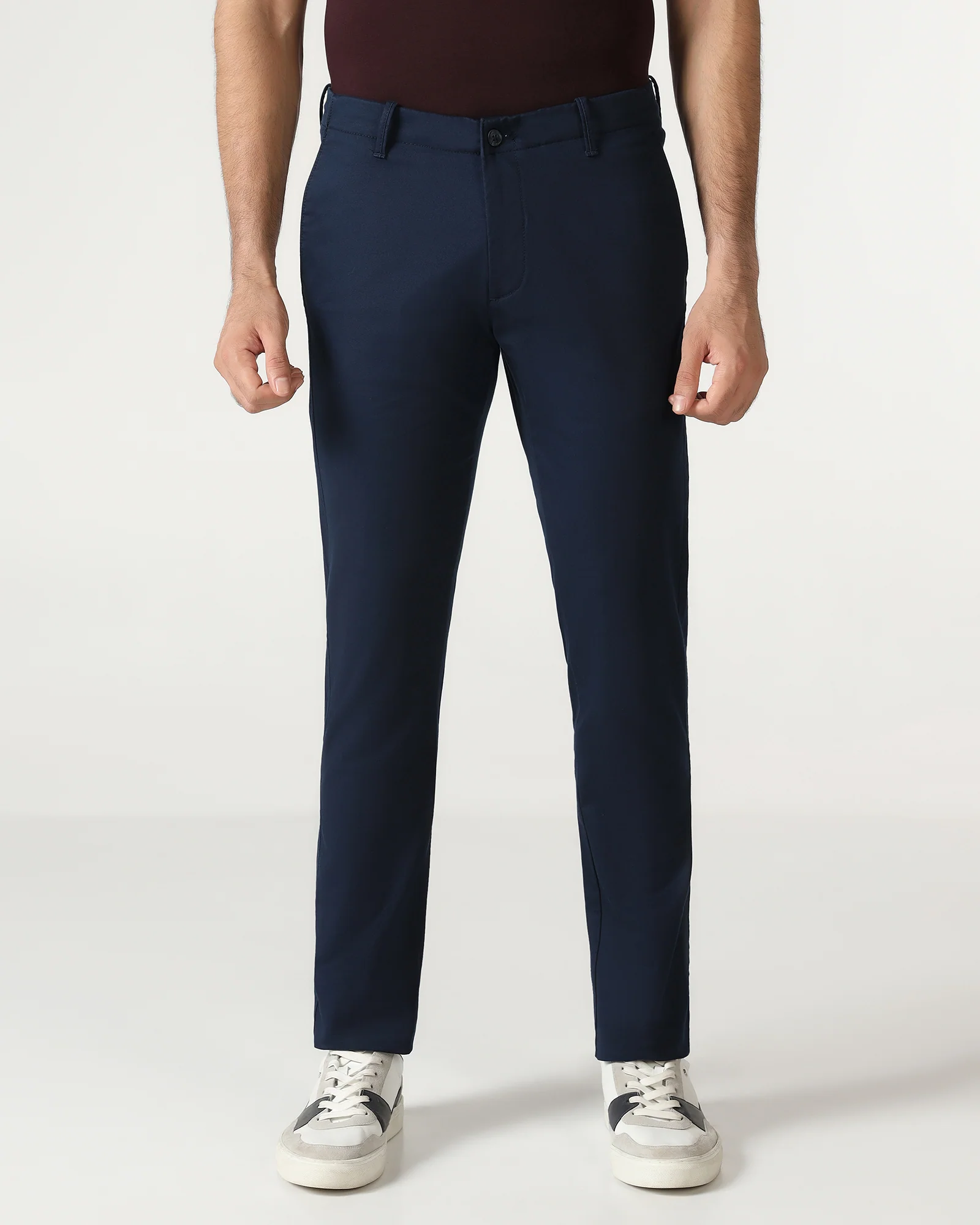 Teal Textured Khakis - Segi - Image 3