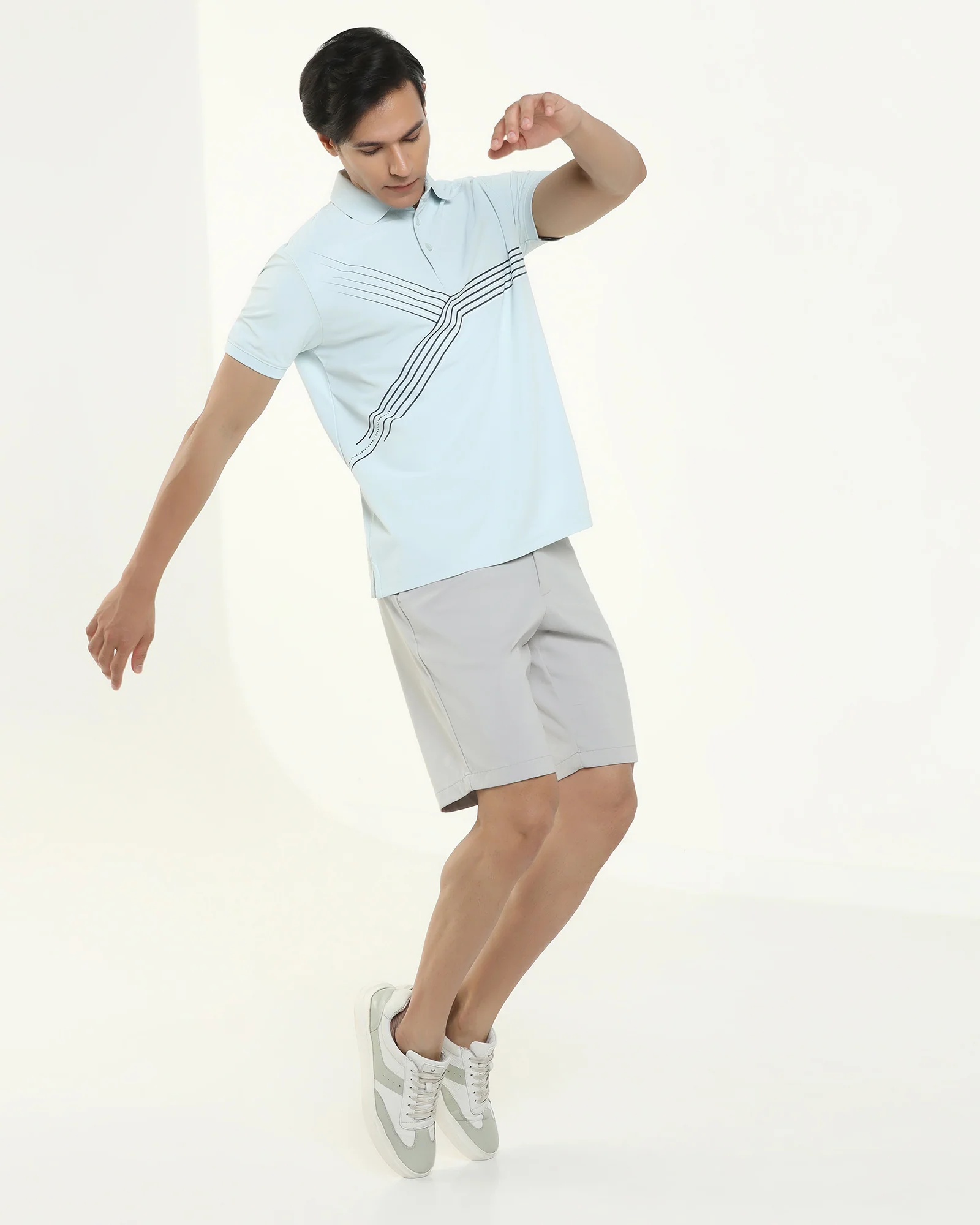 TechPro Casual Grey Solid Shorts - Serry - Image 7