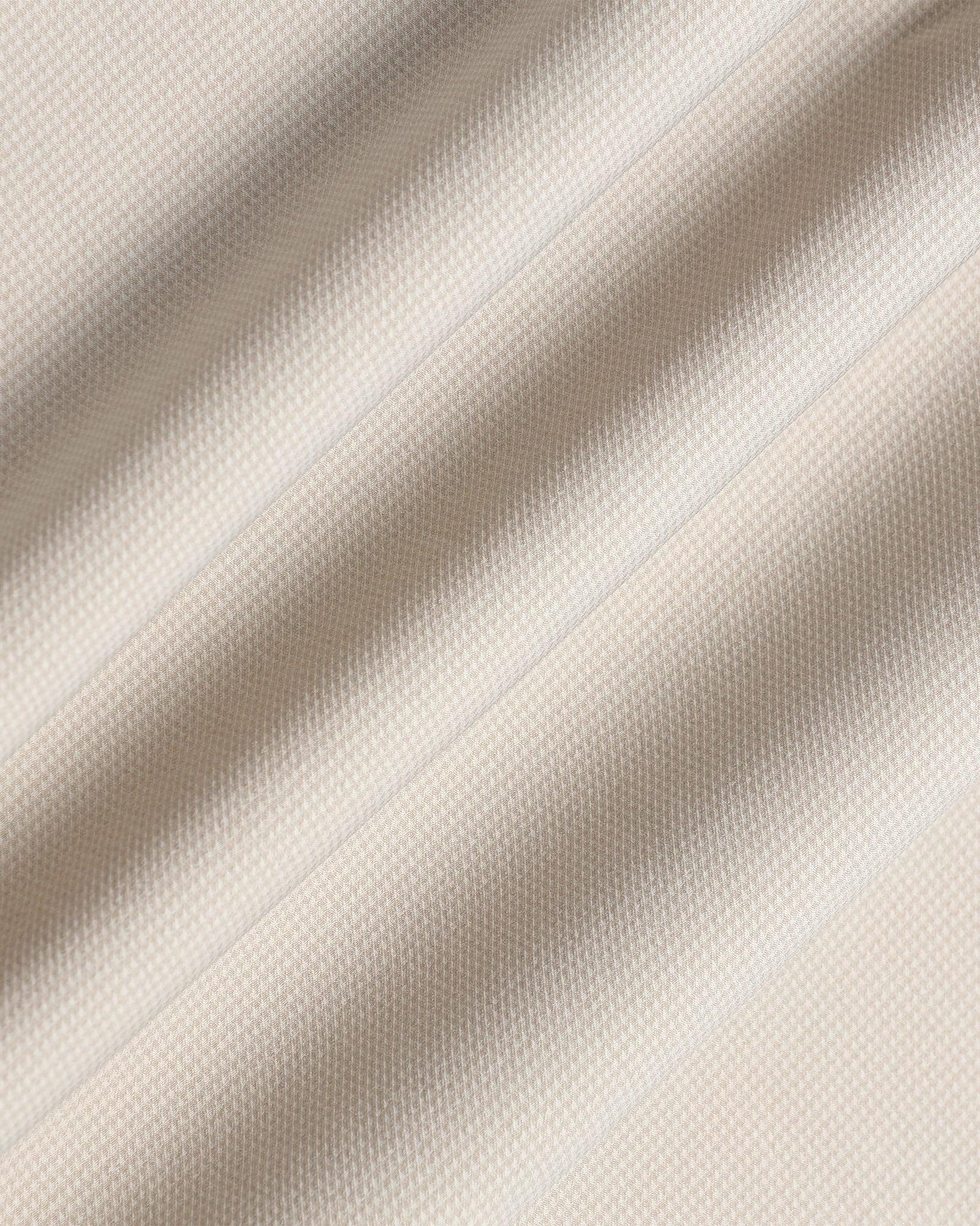 TechPro Formal Beige Textured Shirt - Poxet - Image 6