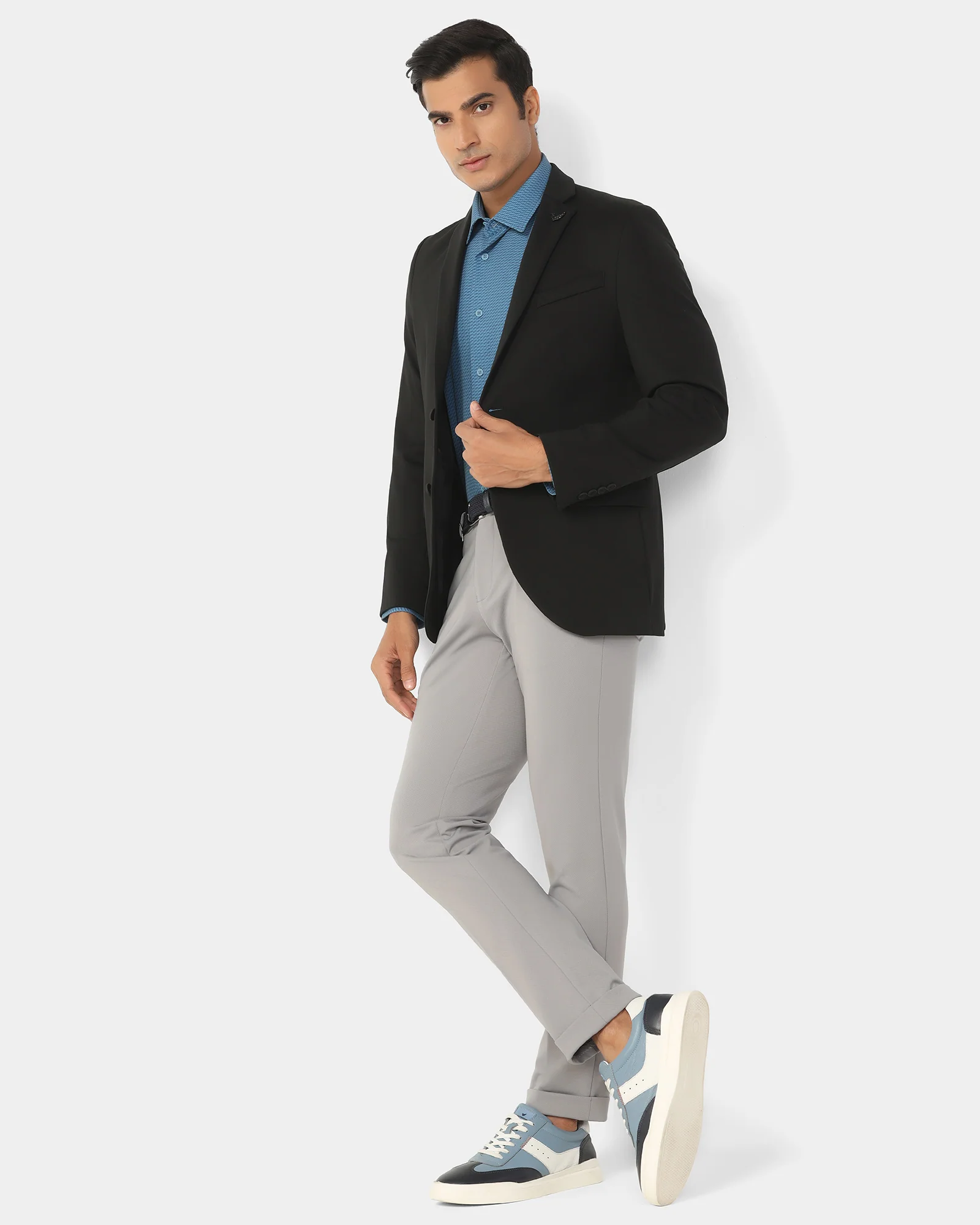 TechPro Formal Black Solid Blazer - Explore - Image 6