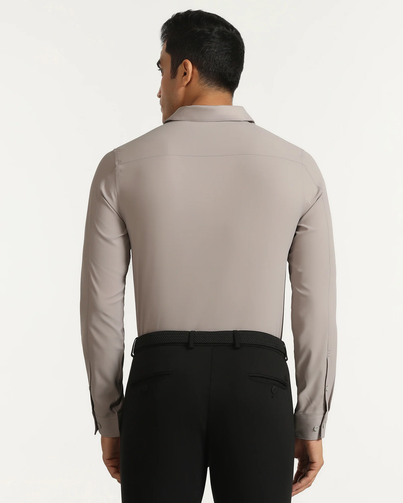 TechPro Formal Tan Solid Shirt - Greece - Image 2