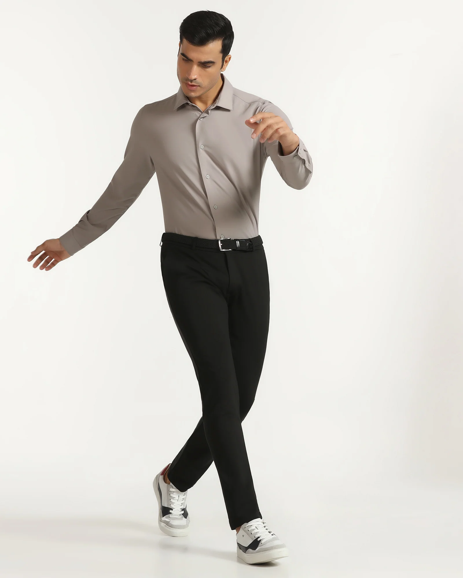 TechPro Formal Tan Solid Shirt - Greece - Image 7