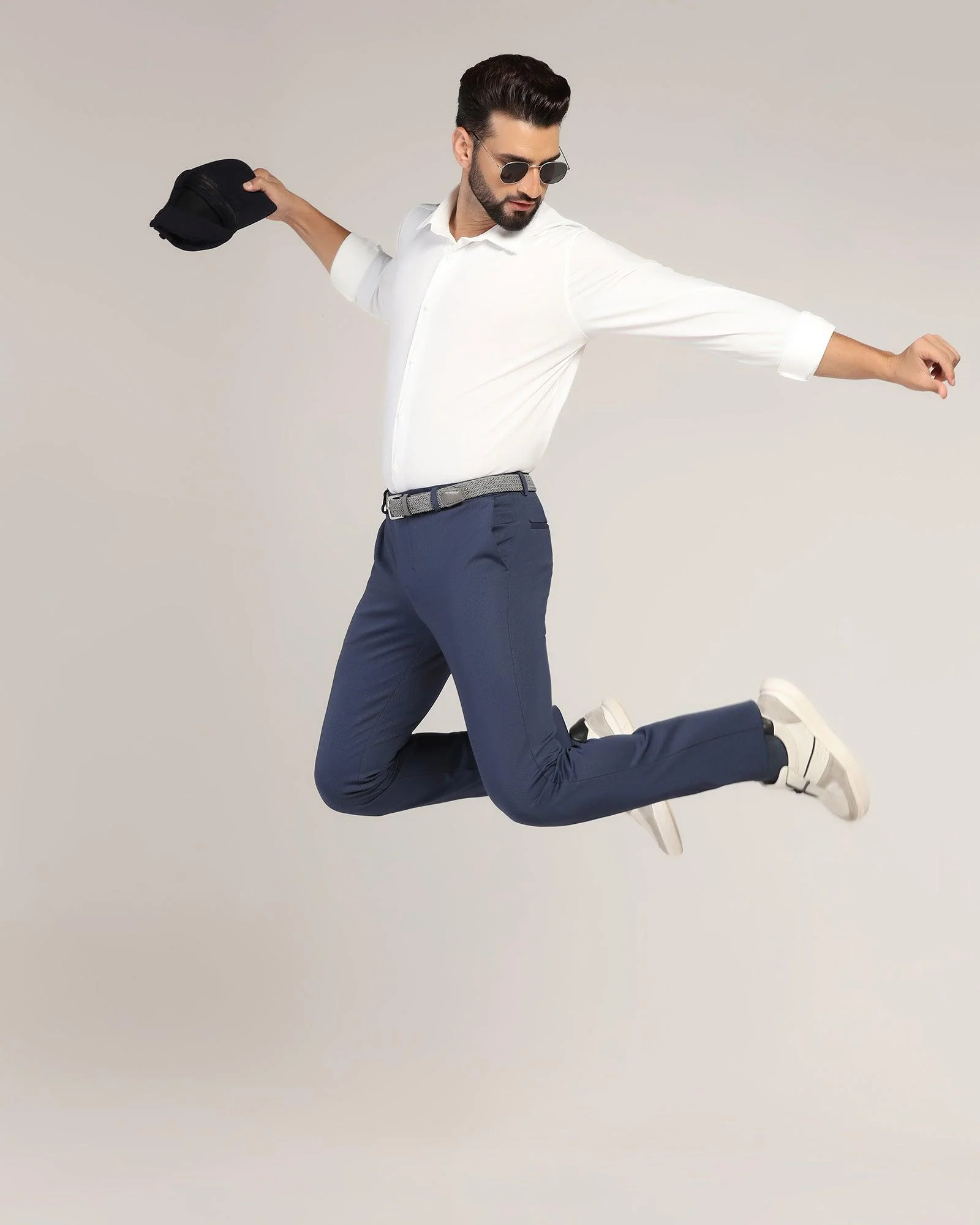 TechPro Formal White Solid Shirt - Zabka - Image 7