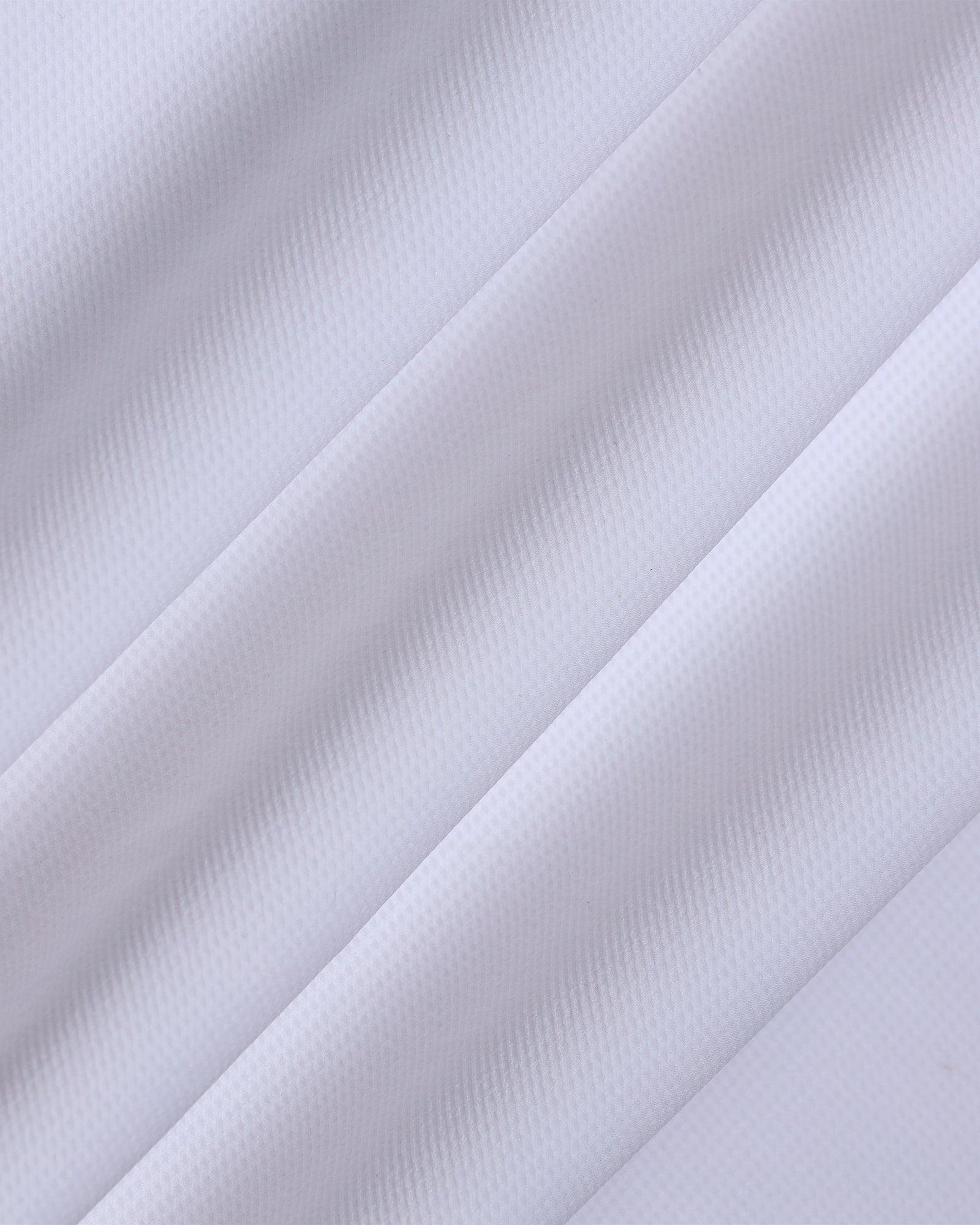 TechPro Formal White Textured Shirt - Poxet - Image 6