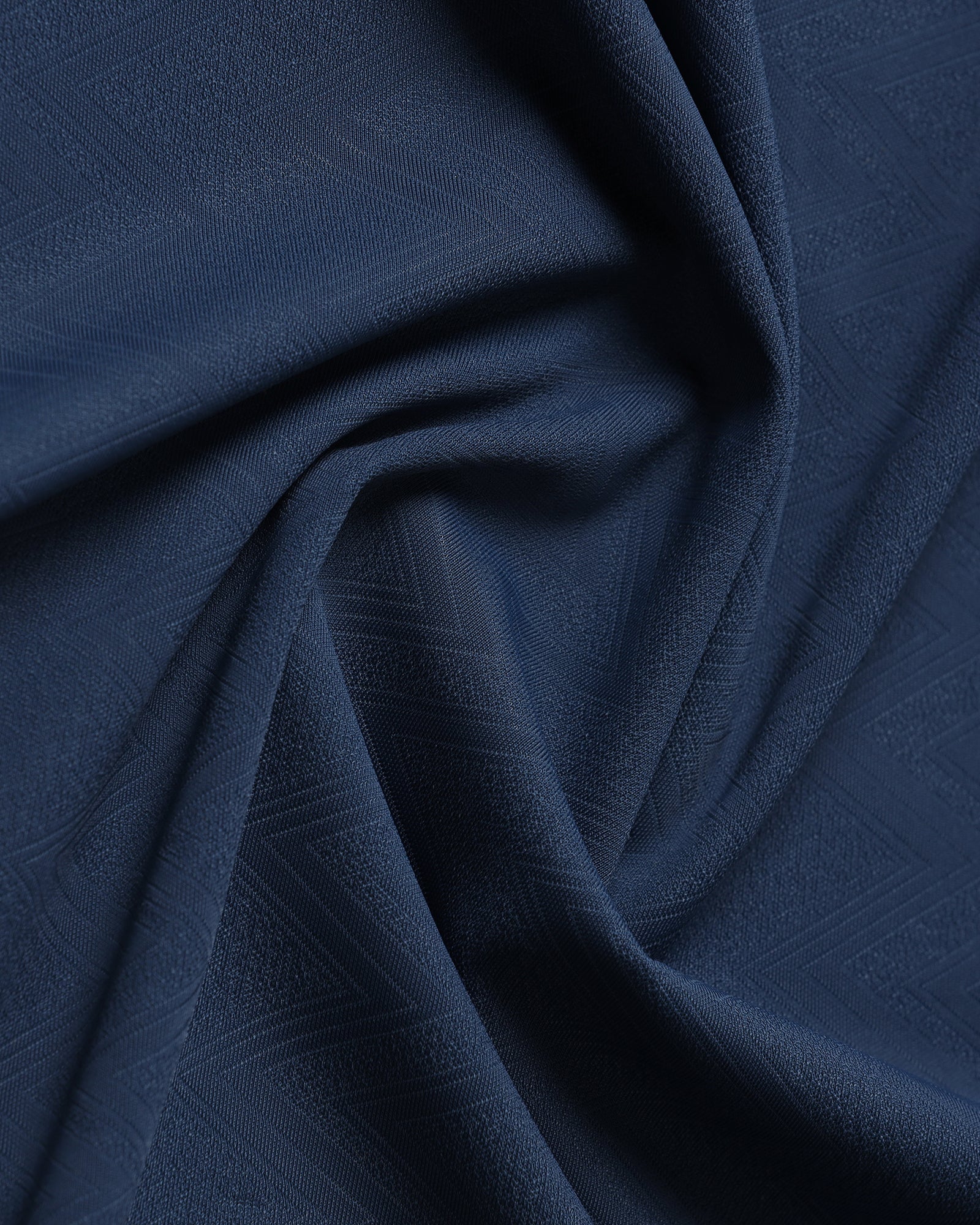TechPro Polo Blue Textured T-Shirt - Molar - Image 6