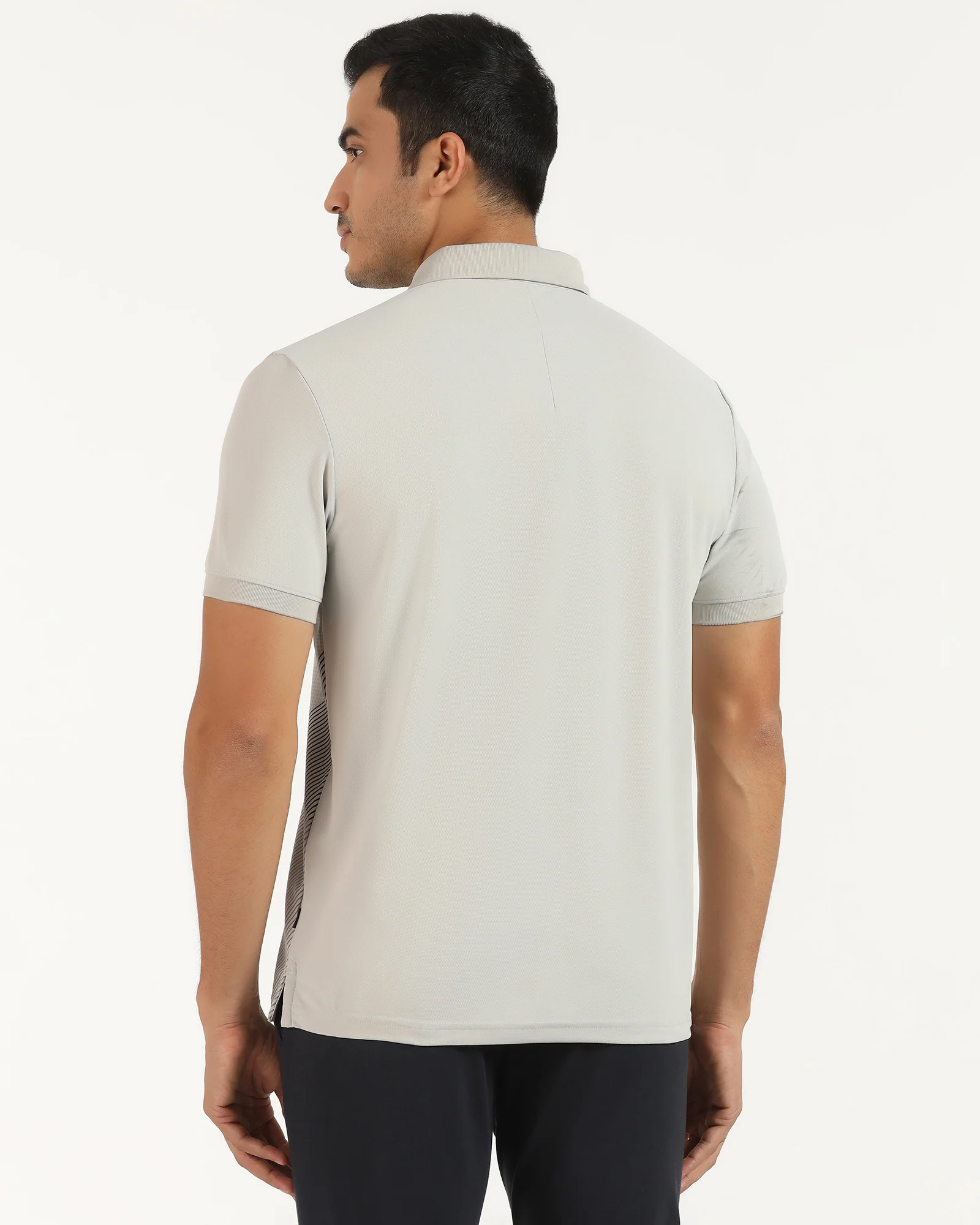 TechPro Polo Grey Printed T-Shirt - Walk - Image 2