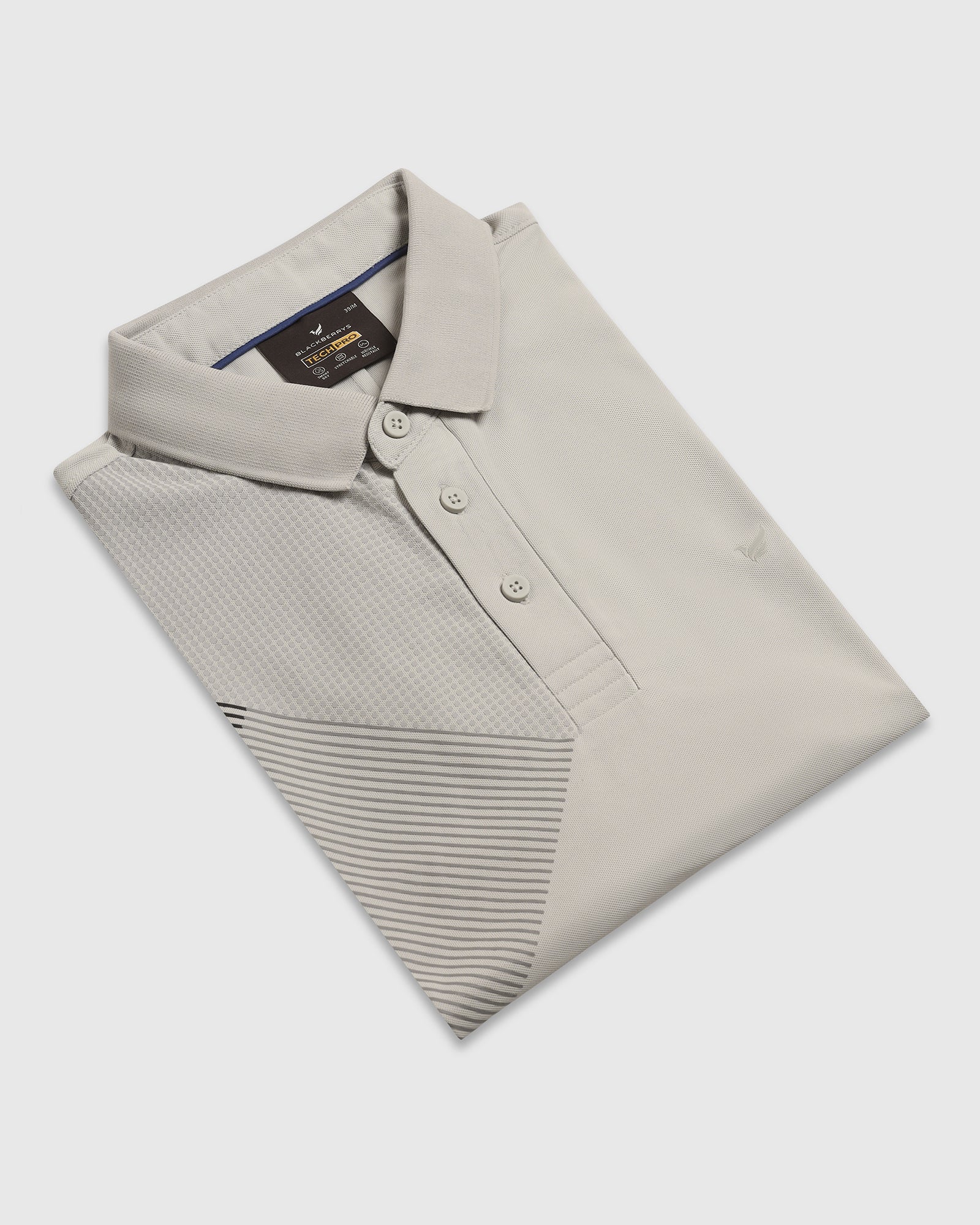 TechPro Polo Grey Printed T-Shirt - Walk - Image 5