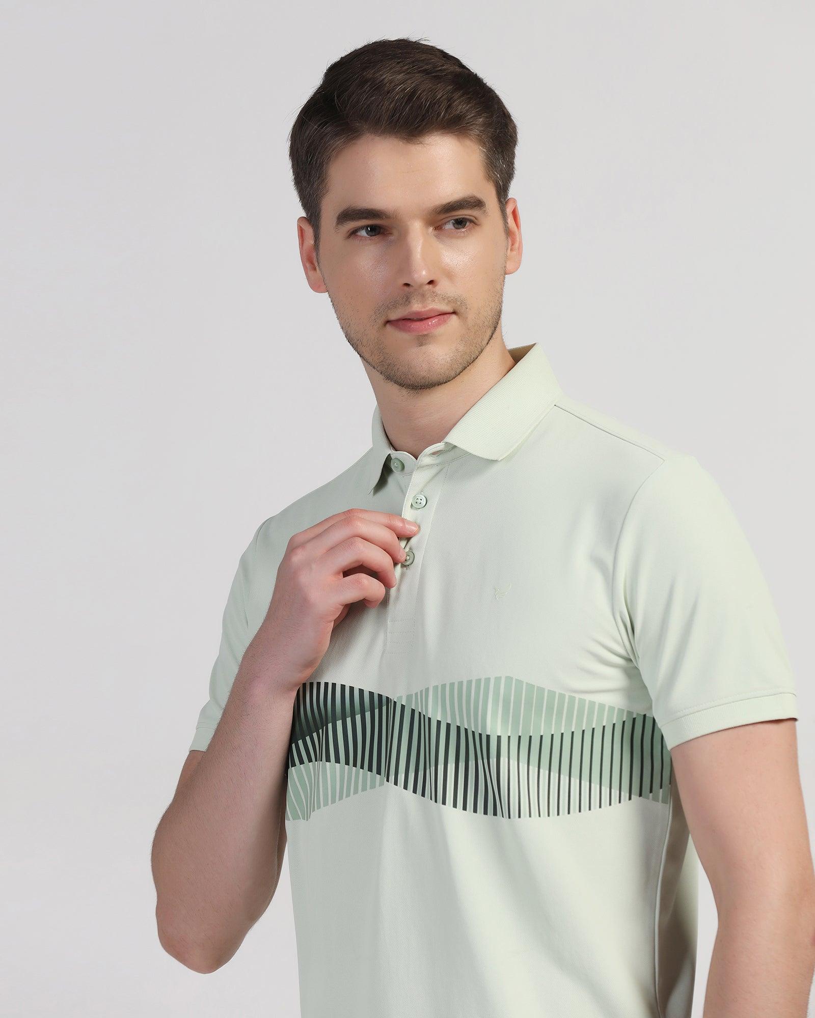 TechPro Polo Mint Solid T-Shirt - Jamey - Image 4