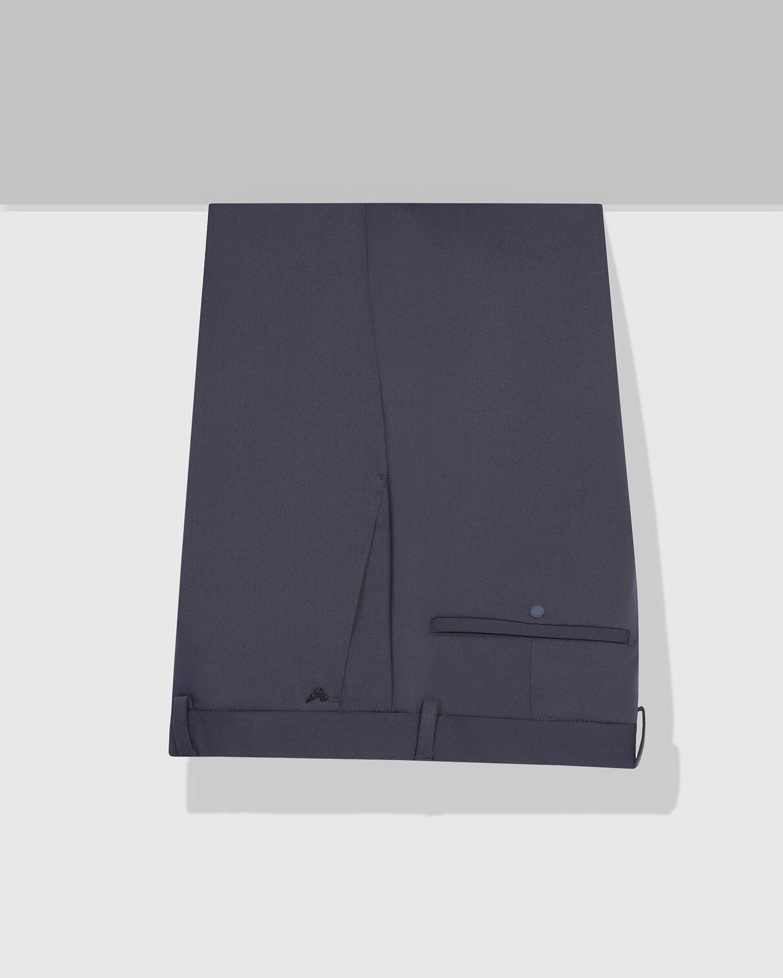 Techpro Slim Comfort B-95 Formal Dark Grey Solid Trouser - Agusta - Image 5