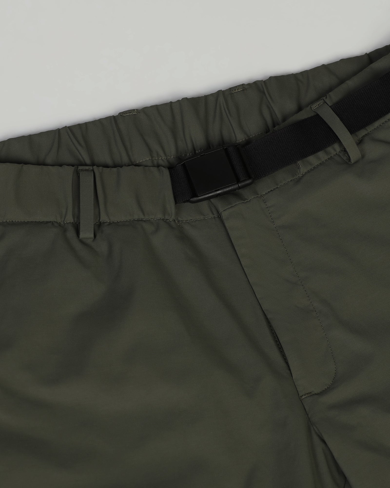TechPro Slim Fit B-91 Casual Olive Solid Khakis - Kyle - Image 8