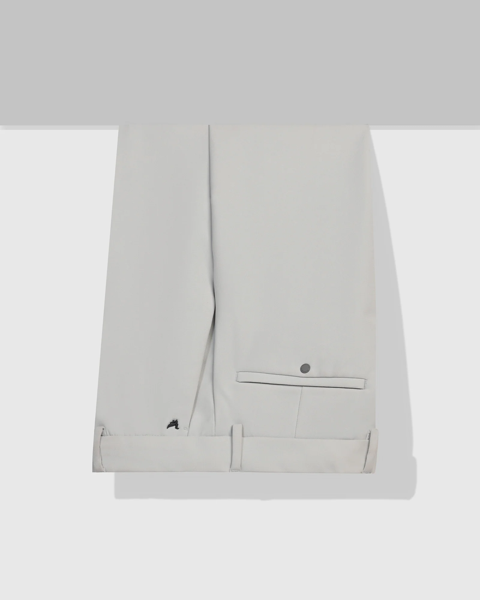 TechPro Slim Fit B-91 Formal Light Grey Solid Trouser - Ashley - Image 5