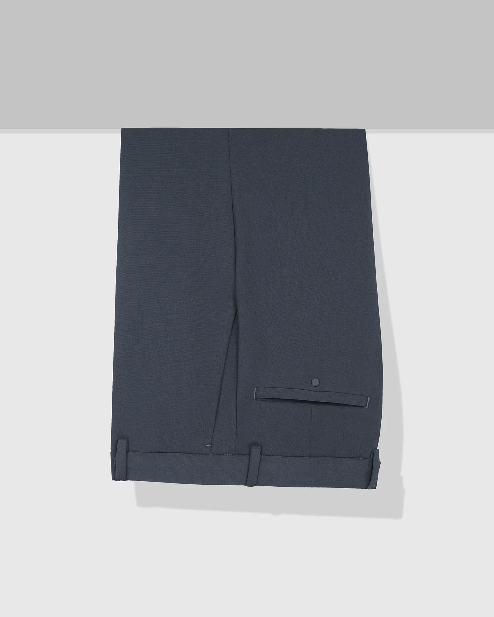 TechPro Slim Fit B-91 Formal Navy Solid Trouser - Explorer - Image 5