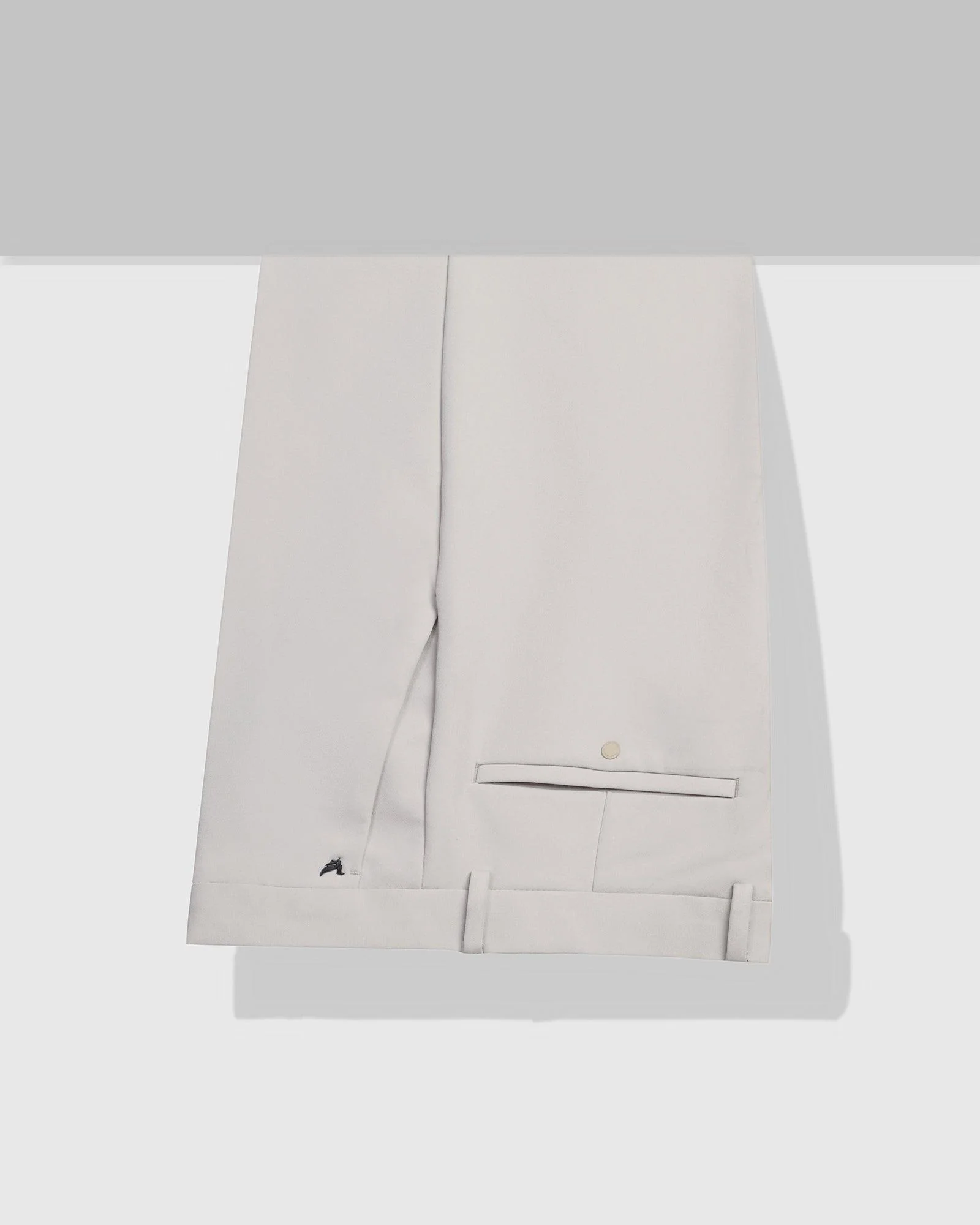 TechPro Slim Fit B-91 Formal Beige Solid Trouser - Ashley - Image 5