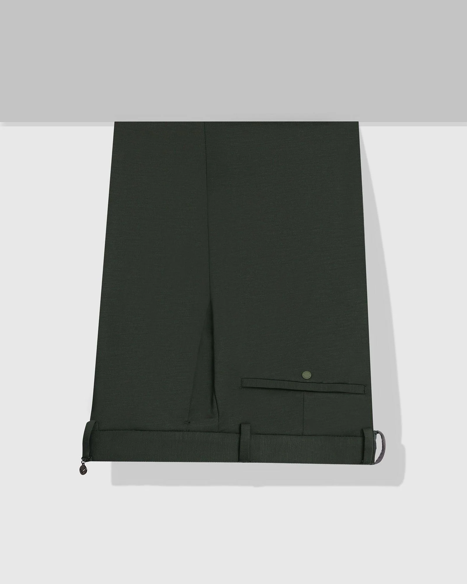 TechPro Slim Fit B-91 Formal Green Solid Trouser - Explorer - Image 5