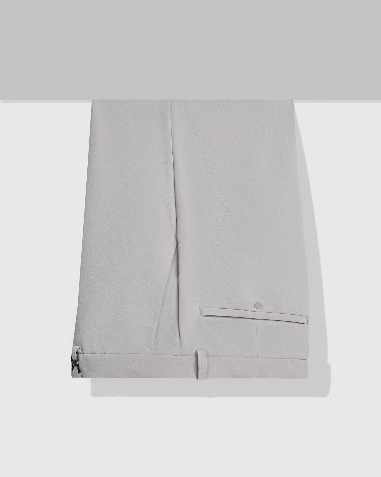 TechPro Slim Fit B-91 Formal Grey Solid Trouser - Sonet - Image 5