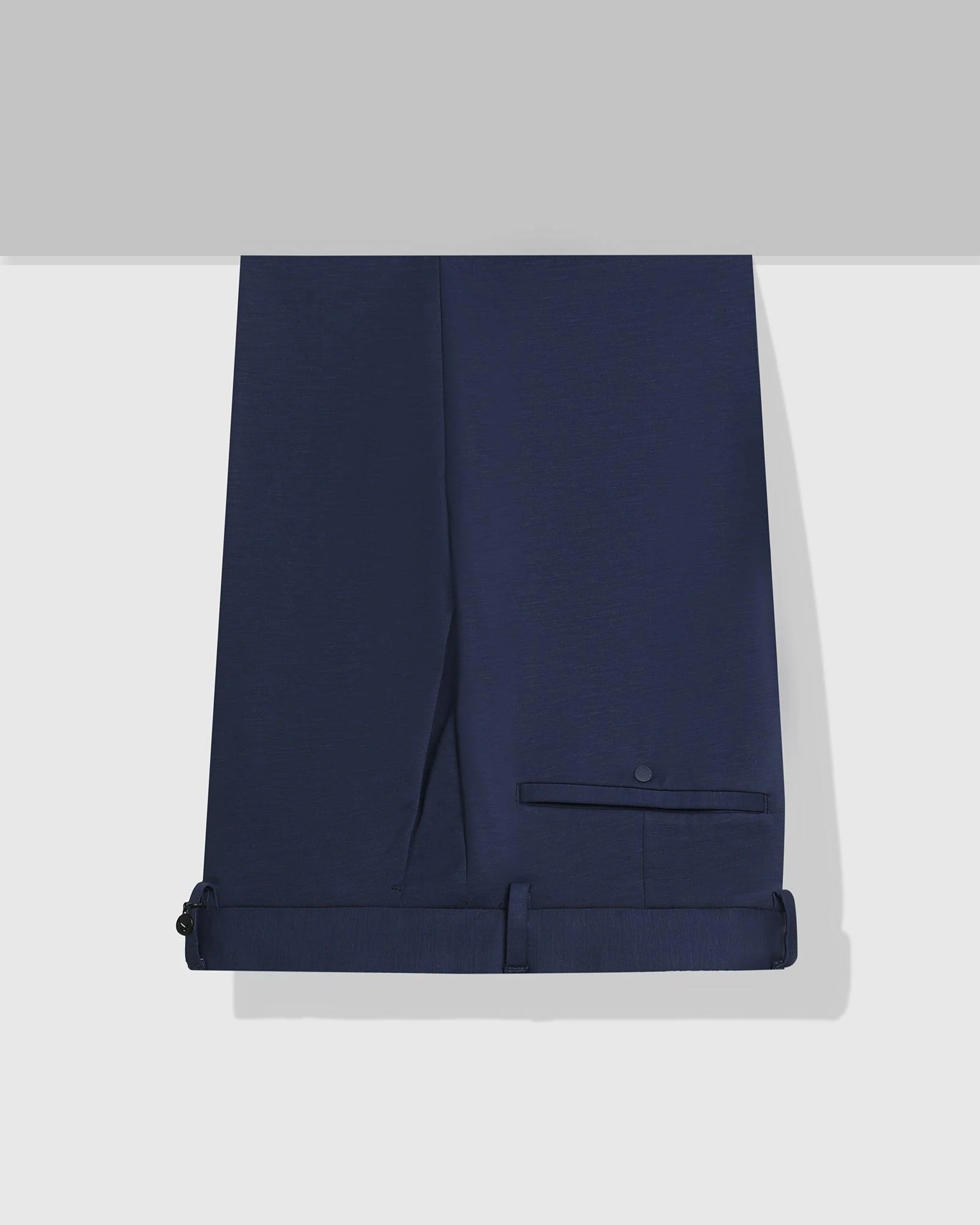 TechPro Slim Fit B-91 Formal Navy Solid Trouser - Explorer - Image 5