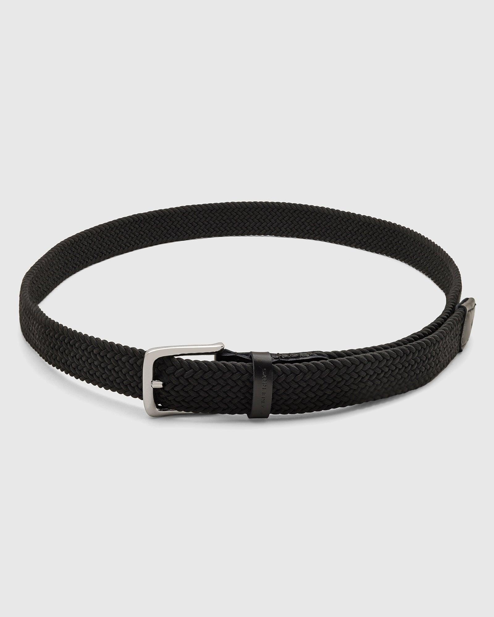 Stretchable Black Textured Belt - Salyer - Image 5