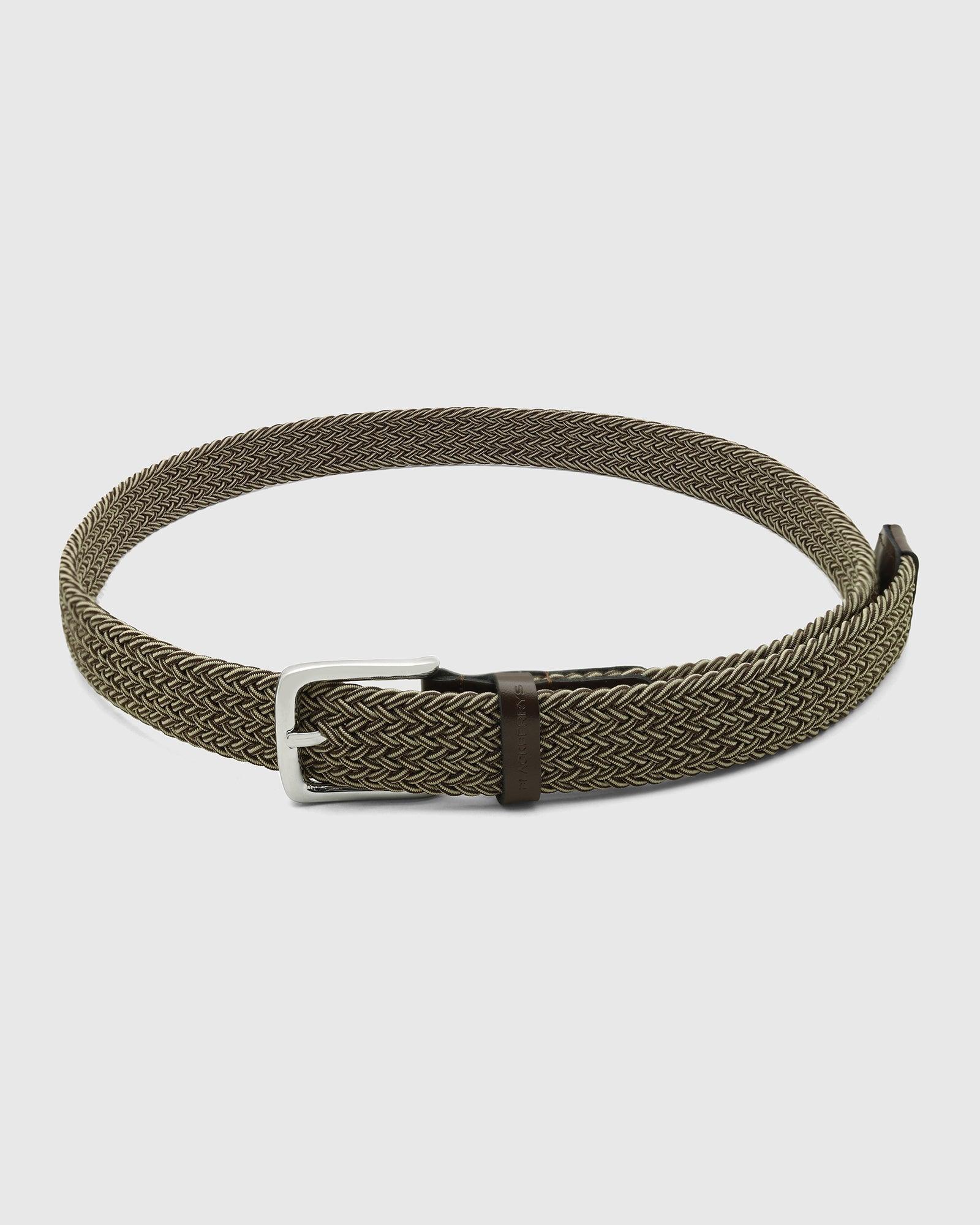 Stretchable Brown Textured Belt - Salyer - Image 5