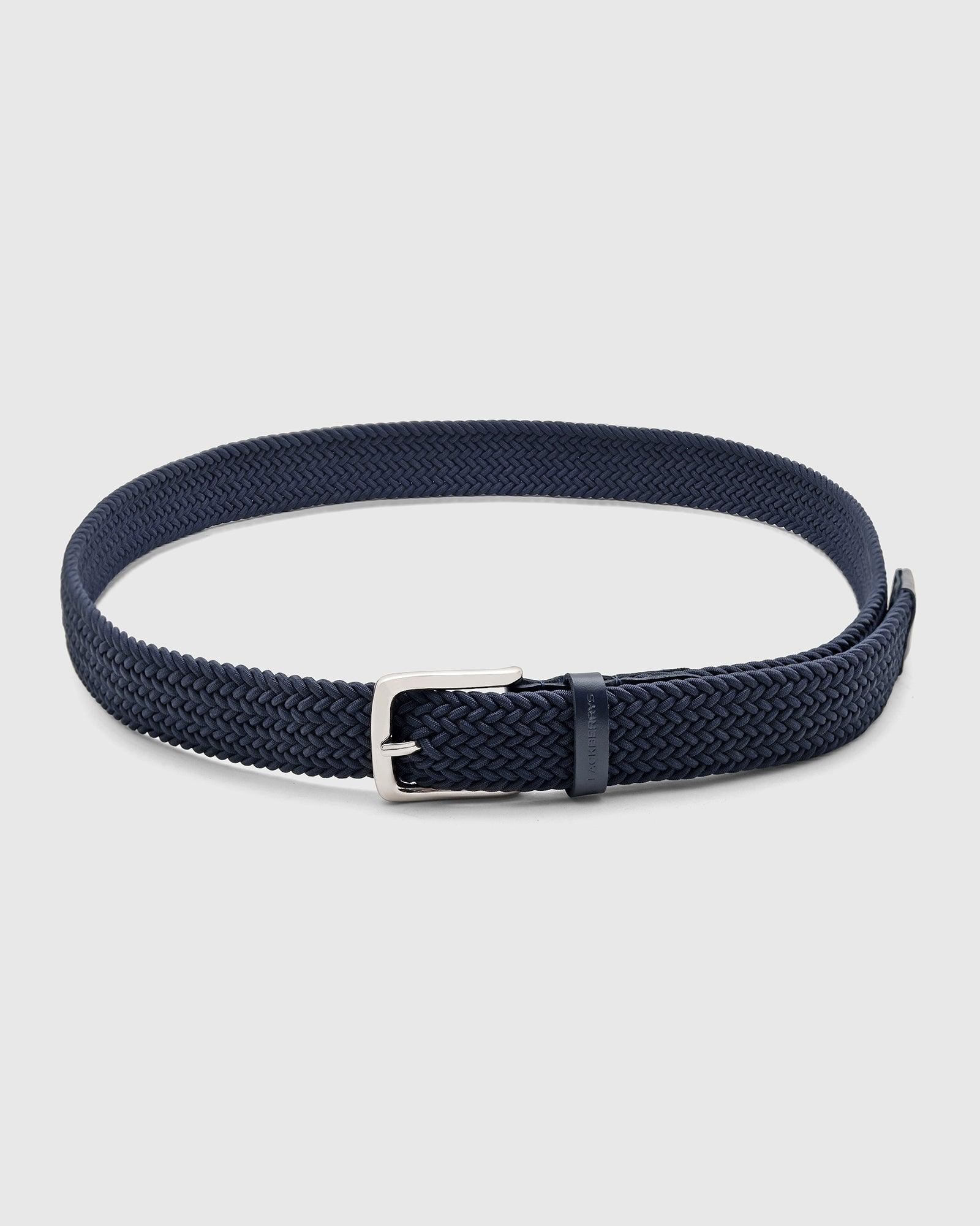 Stretchable Navy Textured Belt - Salyer - Image 5